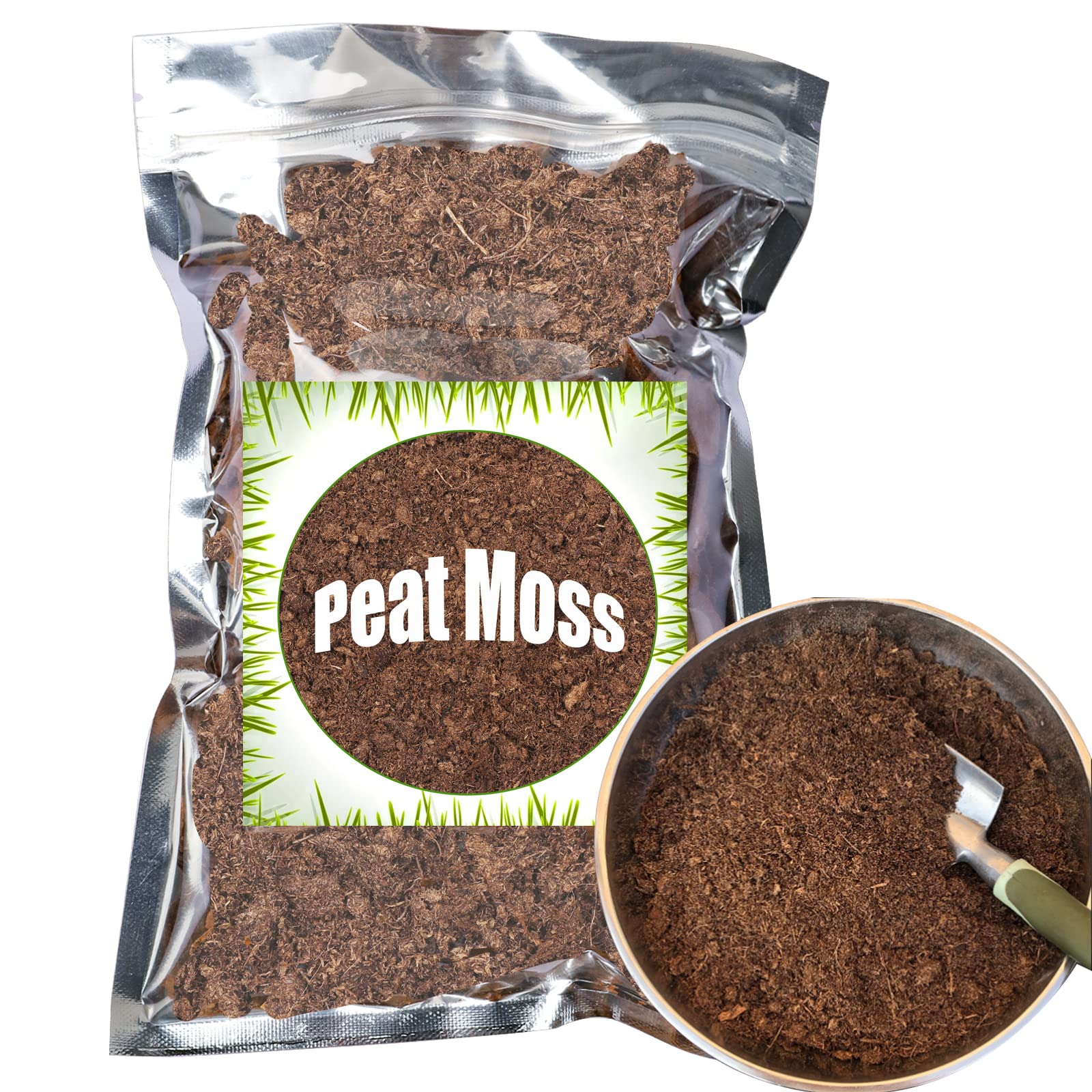 Organic Peat Moss for Plants - Soil Amendment & Carnivorous Plant Media (1qt) - Perfect for Gardening & Root Enrichment