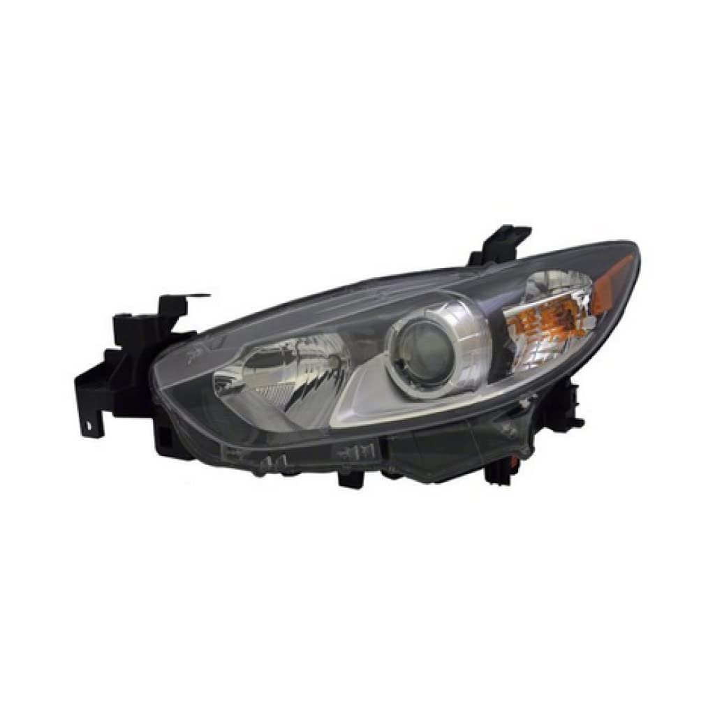 KarParts360 Replacement Headlight Assembly - Driver Side Compatible with 2014-2018 Mazda 6 (MA2518160) | Durable Auto Lighting for Night Driving & Enhanced Visibility