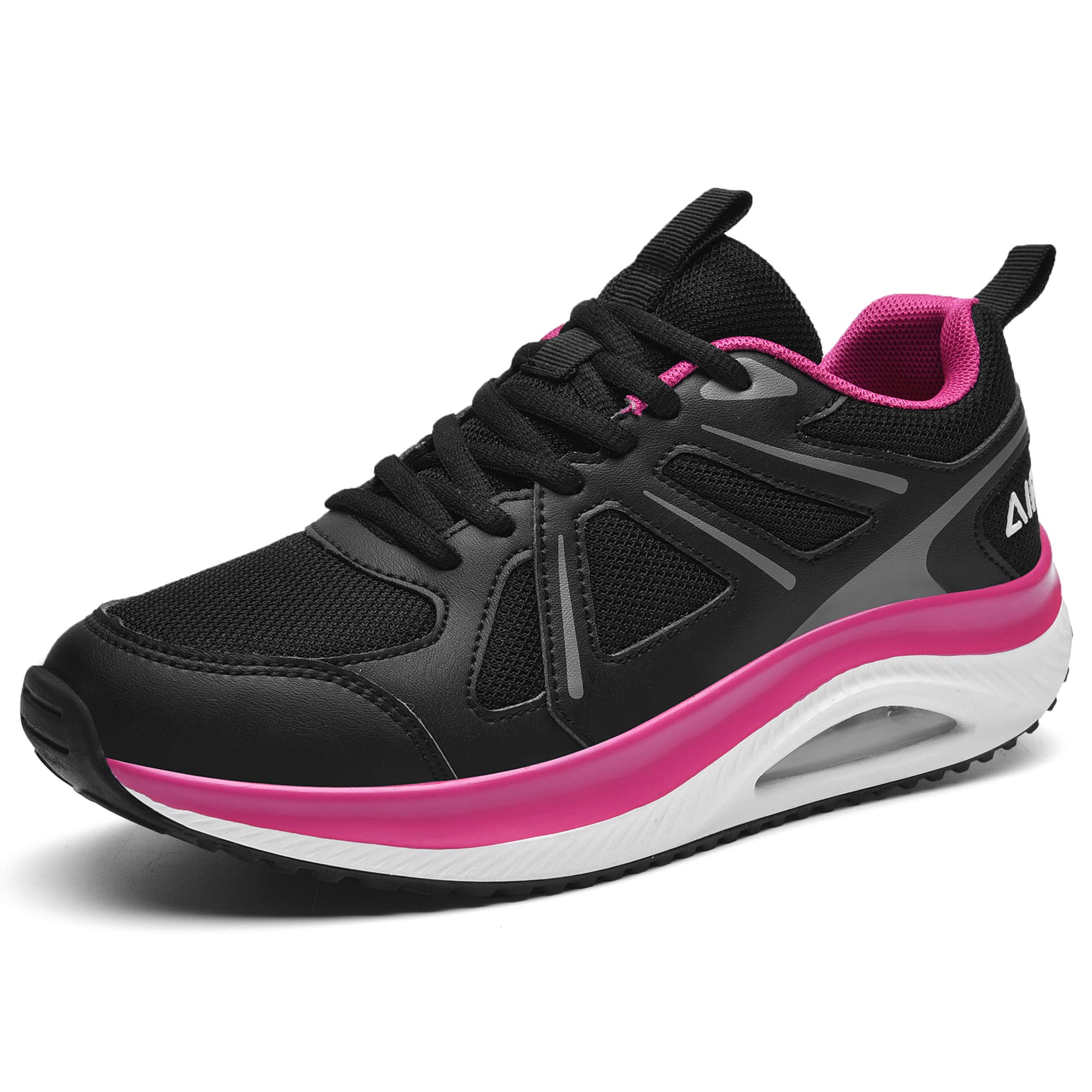 QAUPPE Women's Walking Shoes with Arch Support - Orthotic Sneakers for Foot Pain Relief - Comfortable Athletic Shoes for Women US 5.5-10.5 - Perfect for Walking, Running, and Everyday Wear