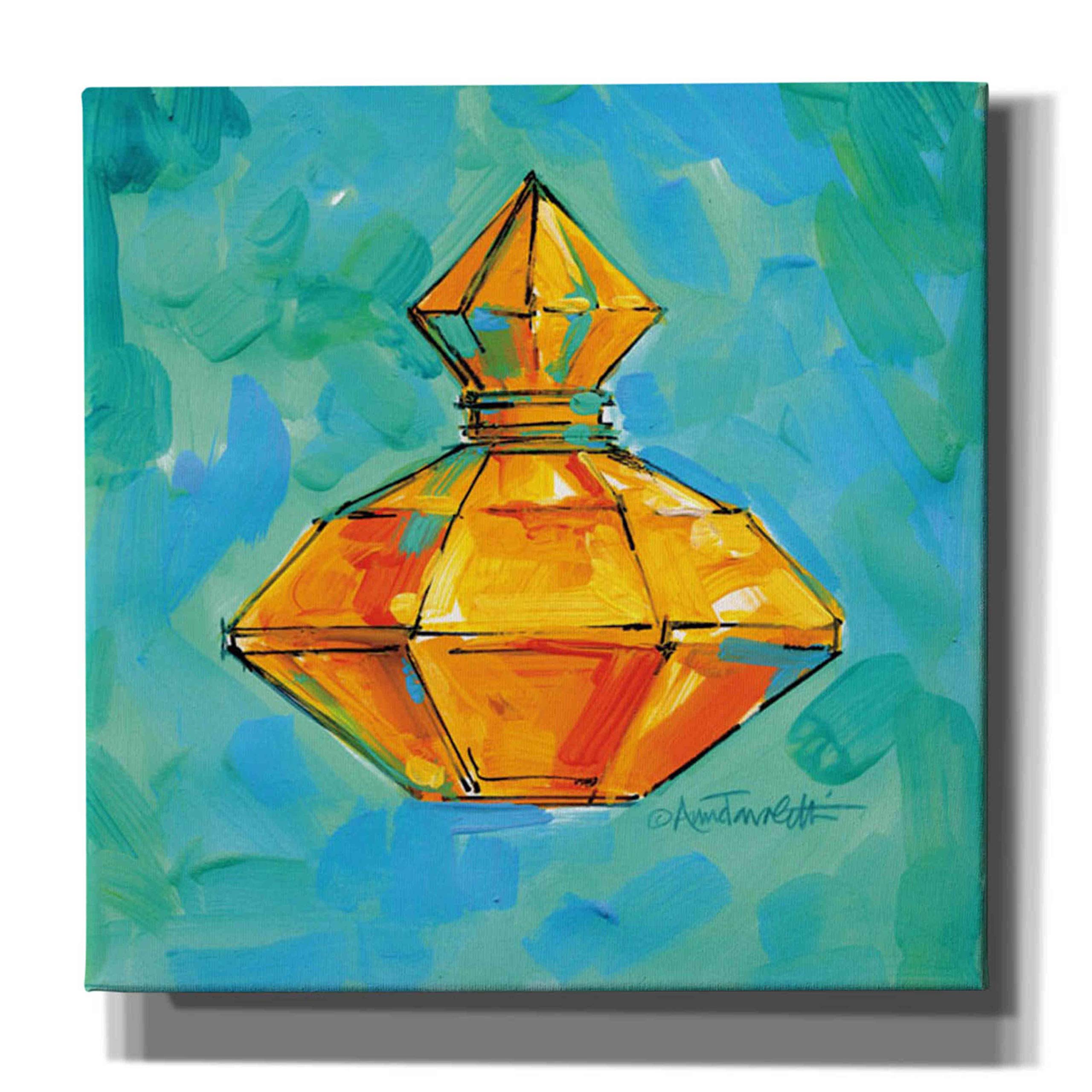 Epic Graffiti 'Perfume VI' by Anne Tavoletti - 37x37 Inch Modern Canvas Wall Art for Living Room, Bedroom & Office Decor | Abstract Street Art Painting for Home & Commercial Spaces