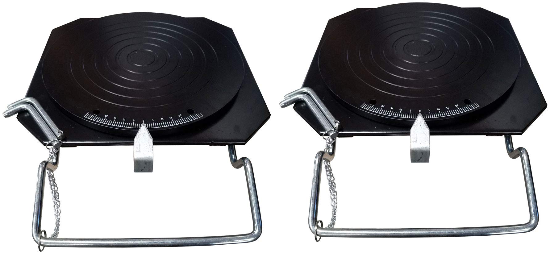 Redline Alignment Turn Table Plates Pair - Professional Wheel Alignment Tool for Cars & Trucks - Perfect for Auto Shops & DIY Mechanics
