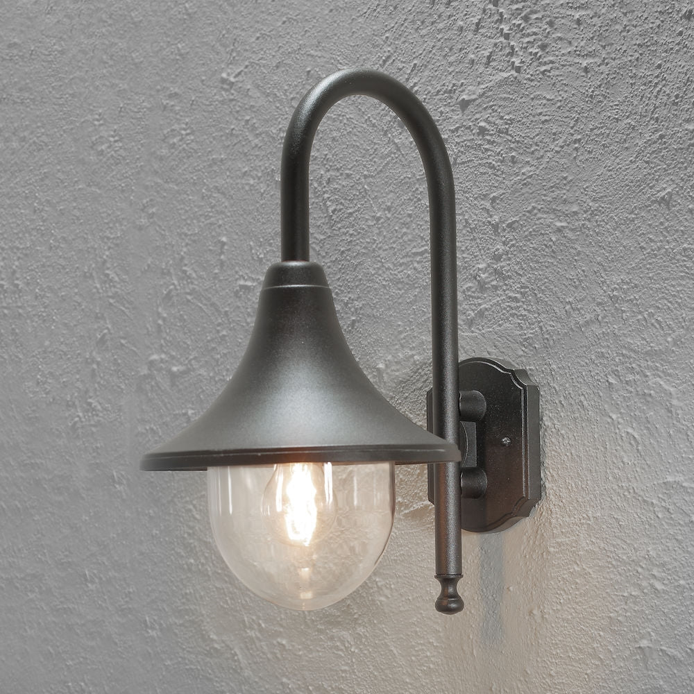 Bari LED Downlight - Matt Black & White Finish - E27 Bulb Base - IP44 Rated - Perfect for Living Room, Bedroom, and Kitchen Lighting