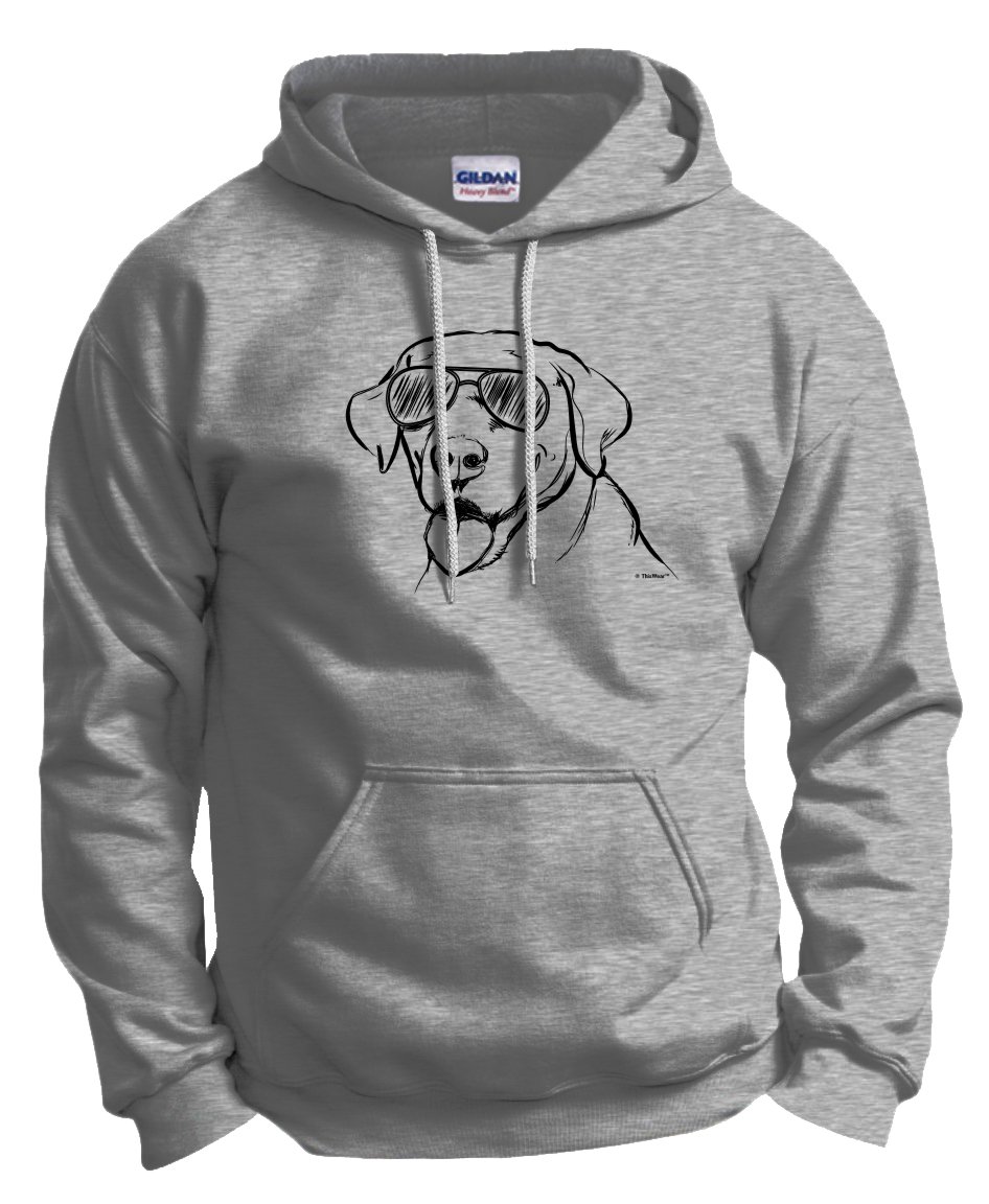 Labrador Retriever Gifts - Funny Dog Sunglasses & Hoodie Sweatshirt for Labrador Lovers | Perfect for Birthdays, Dog Parties & Pet Owner Appreciation