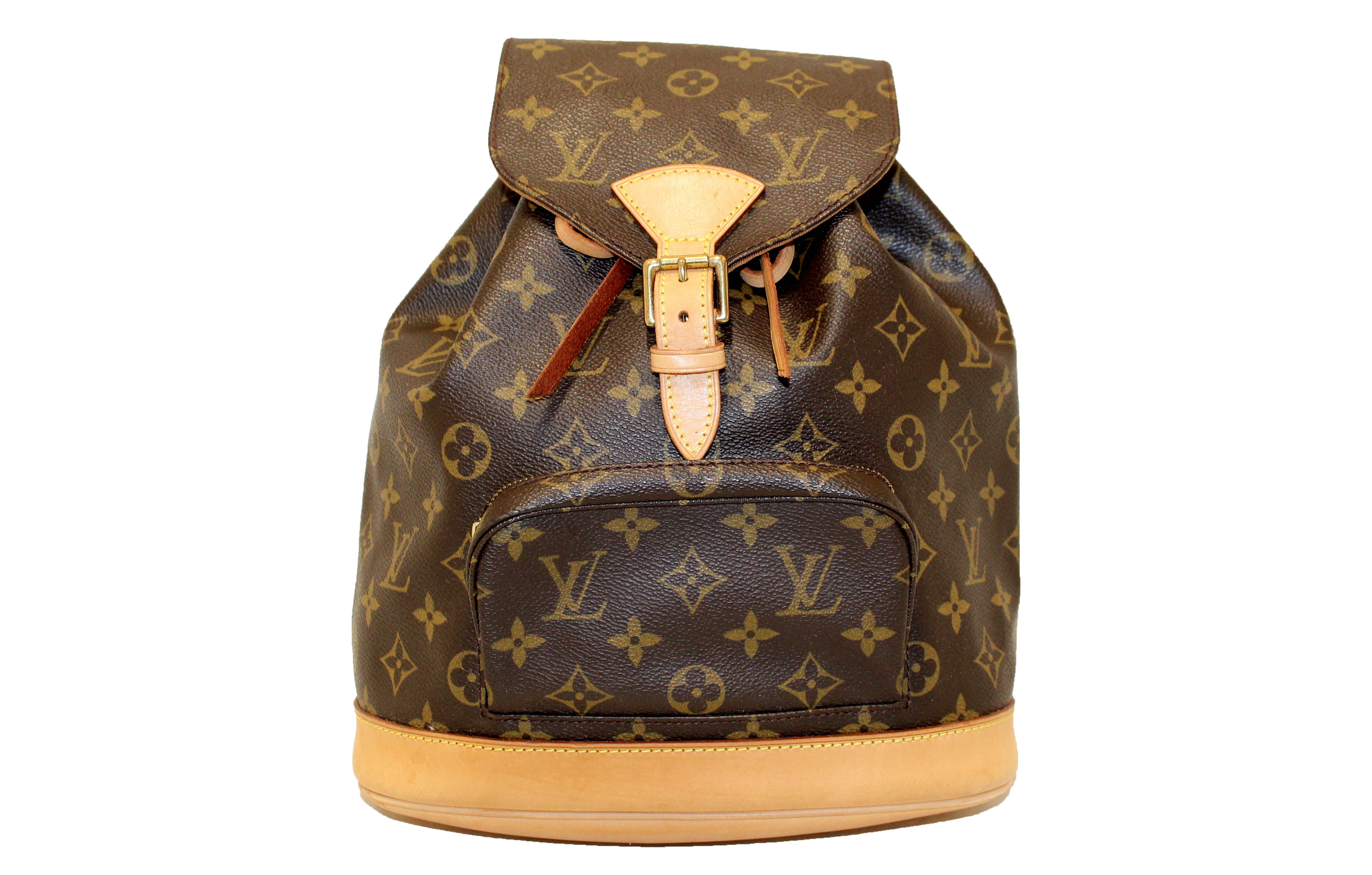 Authentic Louis Vuitton Monogram Montsouris MM Backpack - Luxury Designer Backpack for Women & Men, Perfect for Travel, Work & Everyday Use