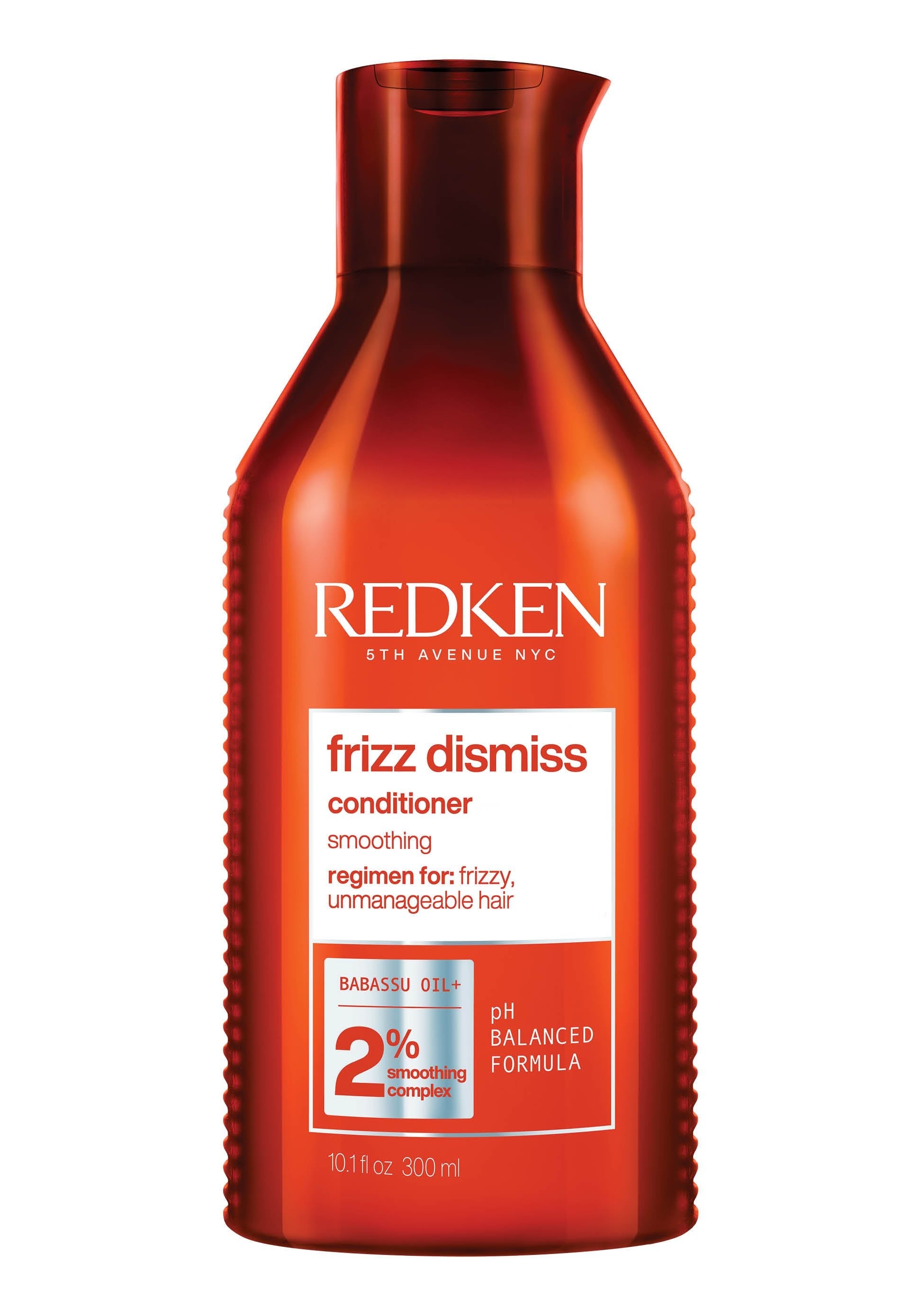 Redken Frizz Dismiss Smoothing Conditioner - 10.1 oz (300ml) for Frizzy, Dry Hair | Sulfate-Free, Anti-Frizz Hair Treatment | Perfect for Daily Use & Salon-Quality Results at Home