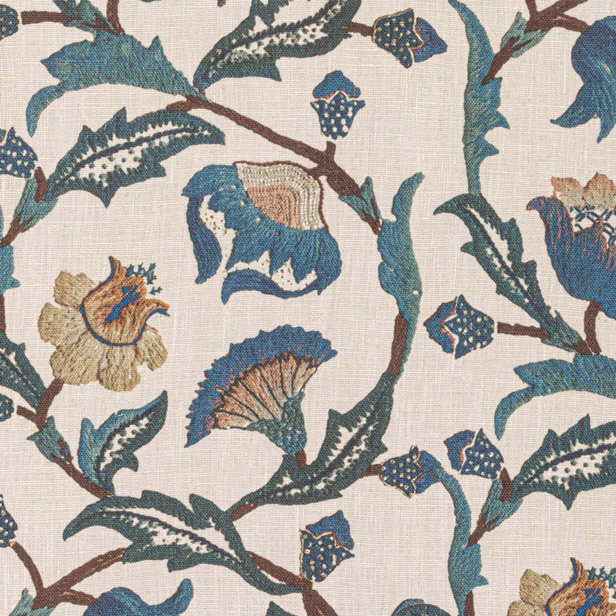 Premium Wherwell Linen Fabric Samples - Soft Blue Color for DIY Projects, Home Decor & Crafting - Perfect for Upholstery, Curtains & Sewing Projects