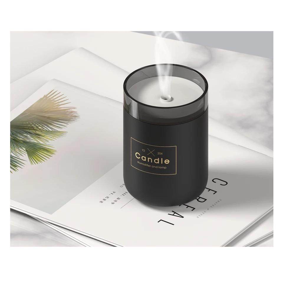USB Fall Humidifier Candle - Aromatherapy Diffuser with Essential Oils for Home, Office & Bedroom | Perfect for Relaxation, Stress Relief & Better Sleep