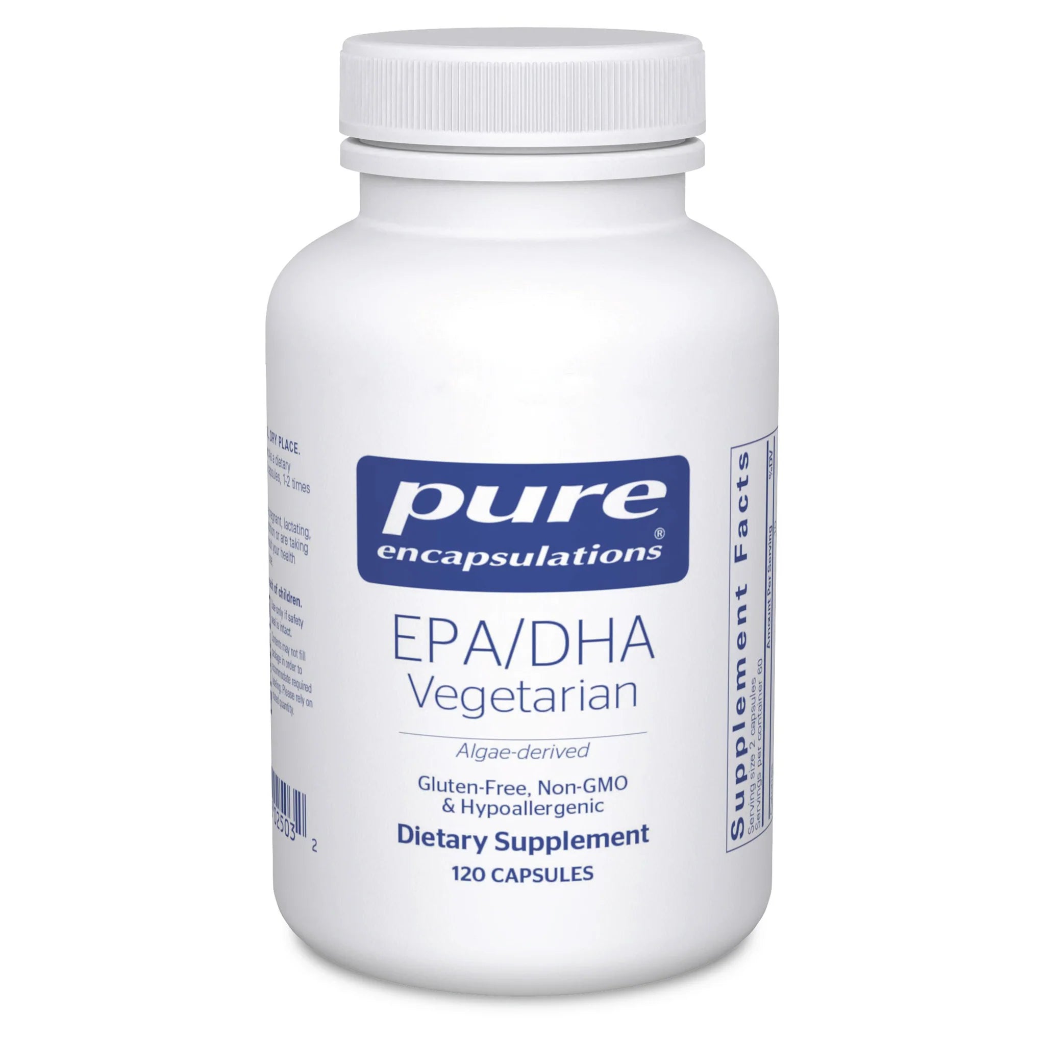 Best EPA/DHA Vegetarian Omega-3 Supplement - Plant-Based Algae Oil for Heart & Brain Health - Supports Cognitive Function & Cardiovascular Wellness - Perfect for Vegans, Pregnant Women & Active Lifestyles