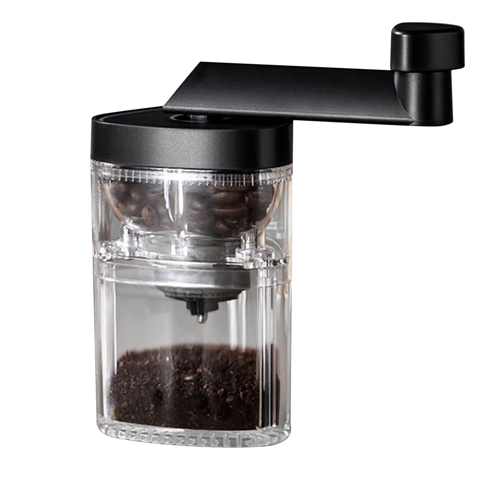 Premium Manual Burr Coffee Grinder for Espresso - Adjustable Coarse to Fine Grind, Ergonomic Handle & Numbered Settings - Perfect for Home Brewing, Camping & Travel
