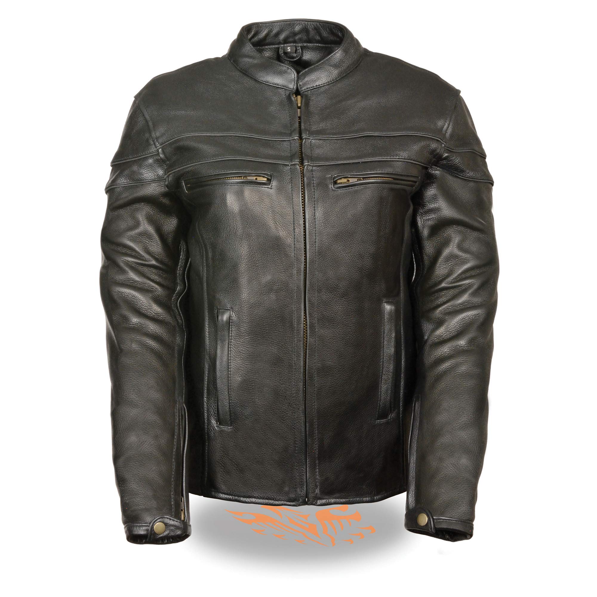 Women's Sporty Leather Scooter Crossover Jacket - Black | Stylish Motorcycle Riding Jacket for Women | Perfect for Biking, Commuting & Outdoor Adventures
