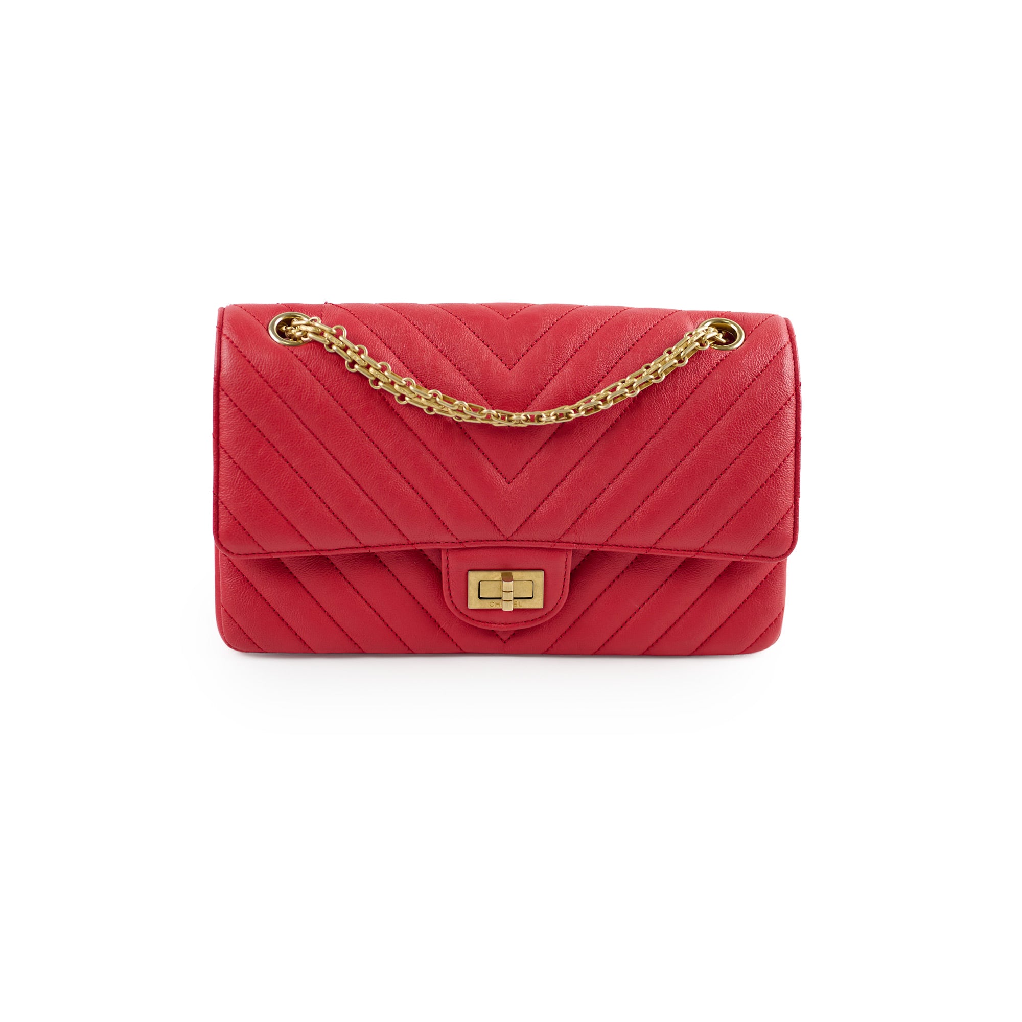 Chanel Reissue 226 Flap Bag in Red Calfskin Leather - Classic 27 Series Handbag for Women | Perfect for Date Night, Office & Special Occasions