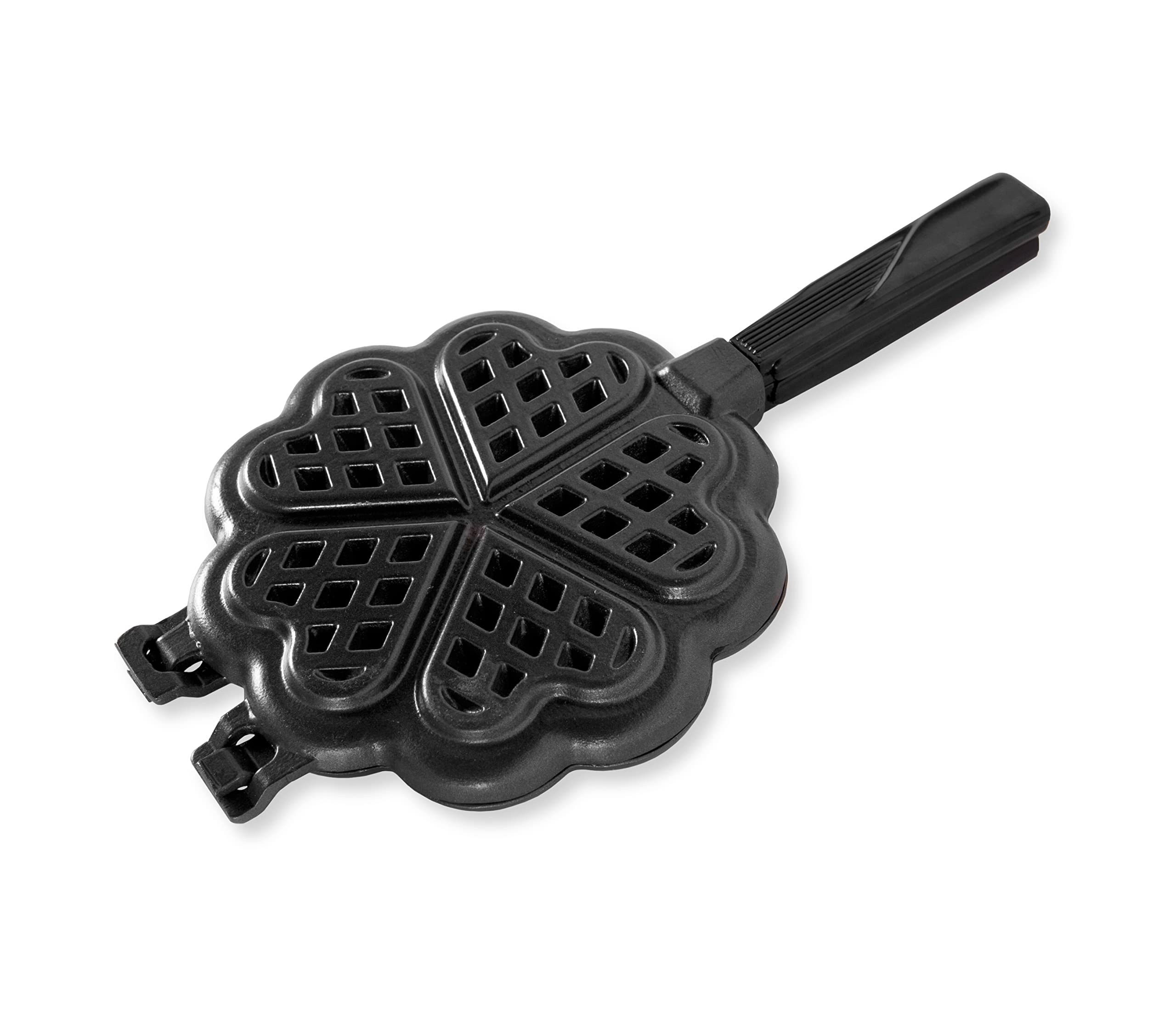 Nordic Ware 01705 Sweetheart Waffler - Cast Aluminum Mini Waffle Maker with 5 Heart-Shaped Cavities (3.5 inch) - Perfect for Valentine's Day Breakfast, Romantic Dates & Family Brunch