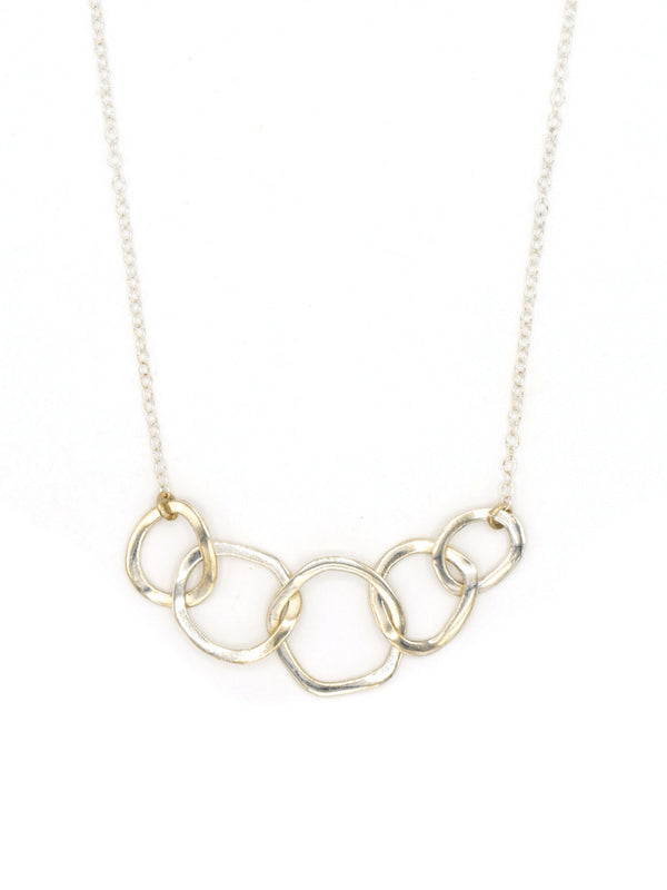 Sterling Silver Link Necklace for Women - Elegant & Durable Jewelry Gift for Her - Perfect for Everyday Wear, Parties & Special Occasions
