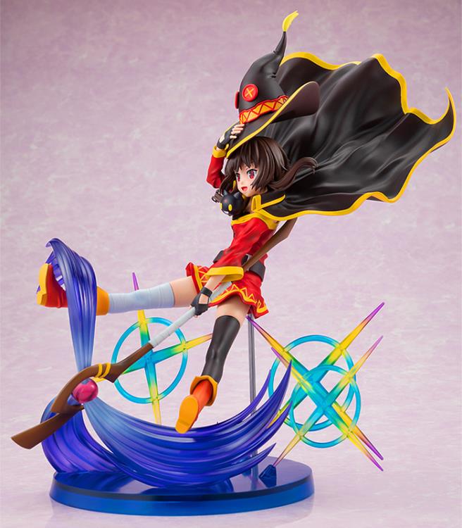 Chara Ani 1/7 Scale KonoSuba Megumin Anime Opening Edition PVC Statue Figure with Bonus Parts | Anime Collectible, Gift for Fans, Perfect for Display in Home or Office