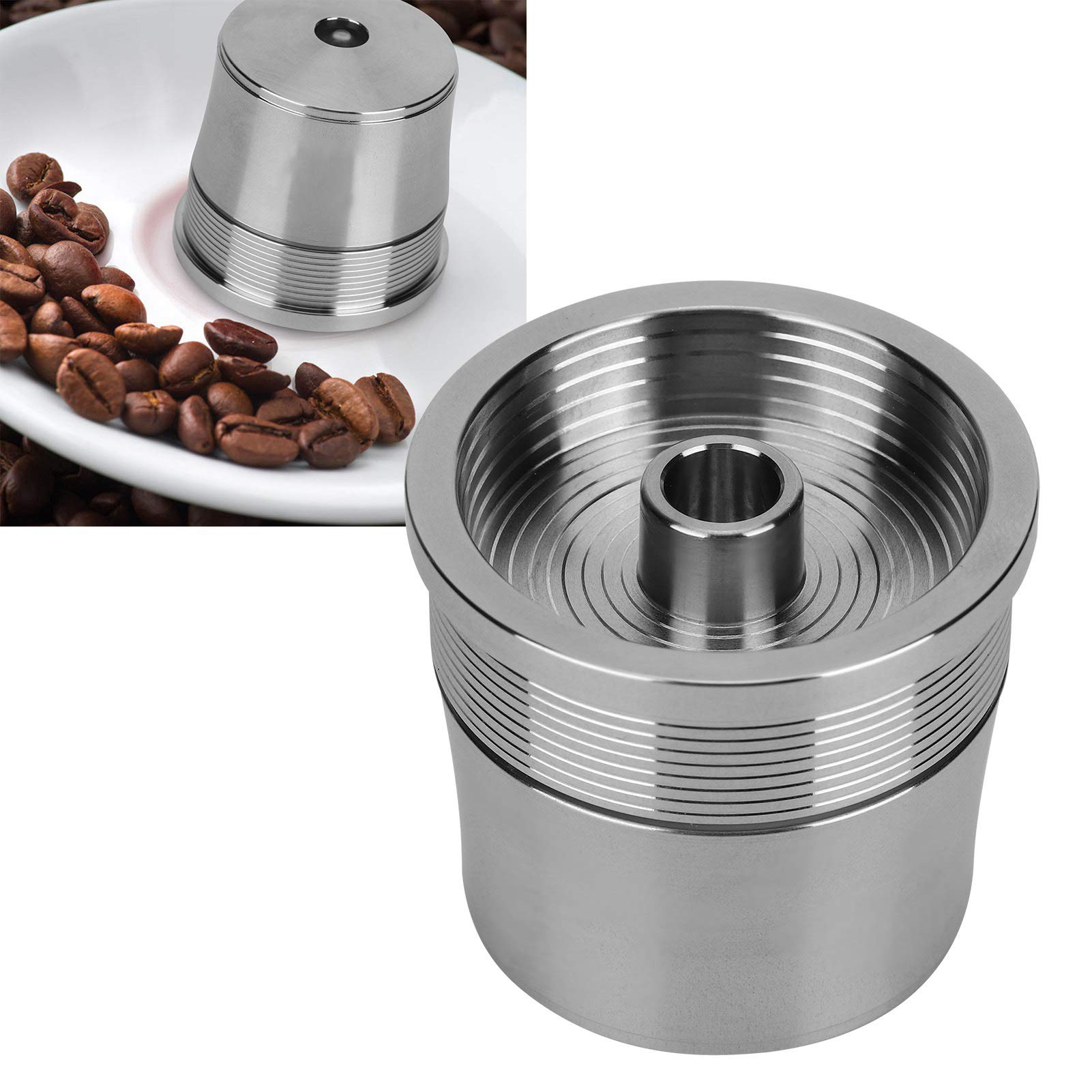 Stainless Steel Reusable Coffee Capsule Filter Set - Compatible with illy Coffee Machines | Eco-Friendly Coffee Pod Alternative for Home & Office Use