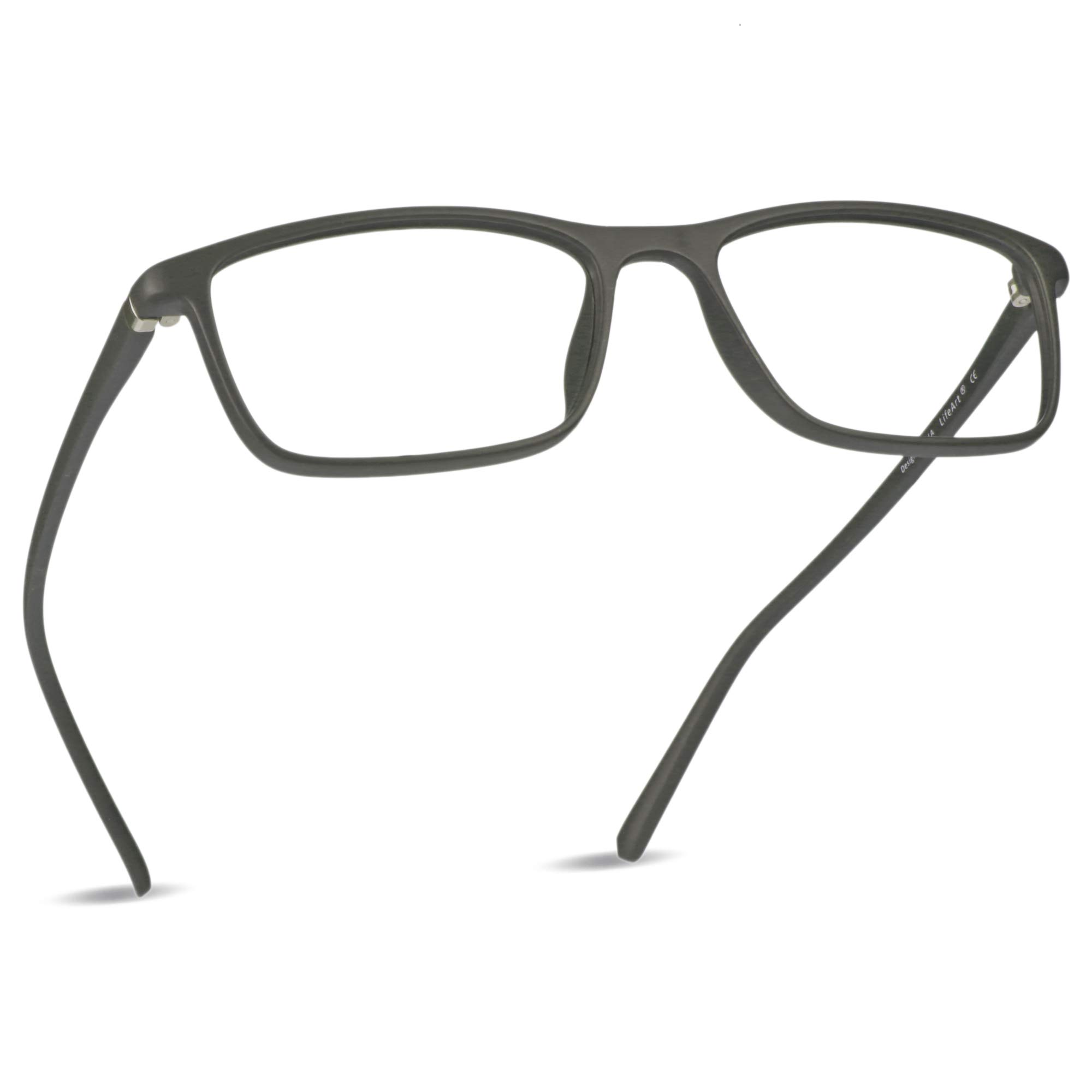 LifeArt Blue Light Blocking Glasses - Anti Eyestrain Computer & Gaming Glasses for Men & Women - Reduce Eye Fatigue for Work, Reading & Screen Time