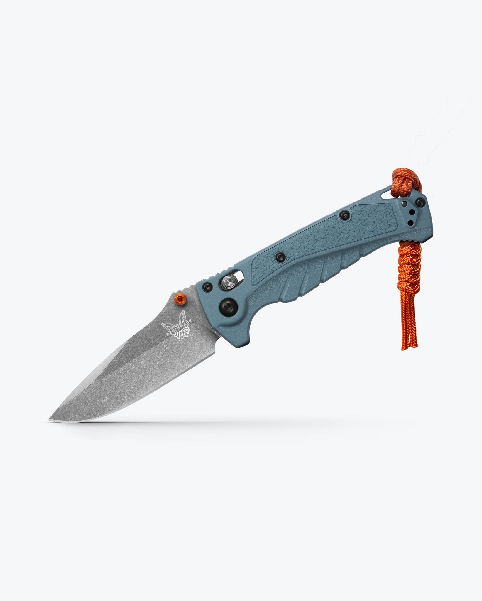 Mini Adira™ Folding Pocket Knife - Depth Blue Grivory® Handle with Drop Point Blade | EDC, Camping, Hiking & Outdoor Survival Tool
