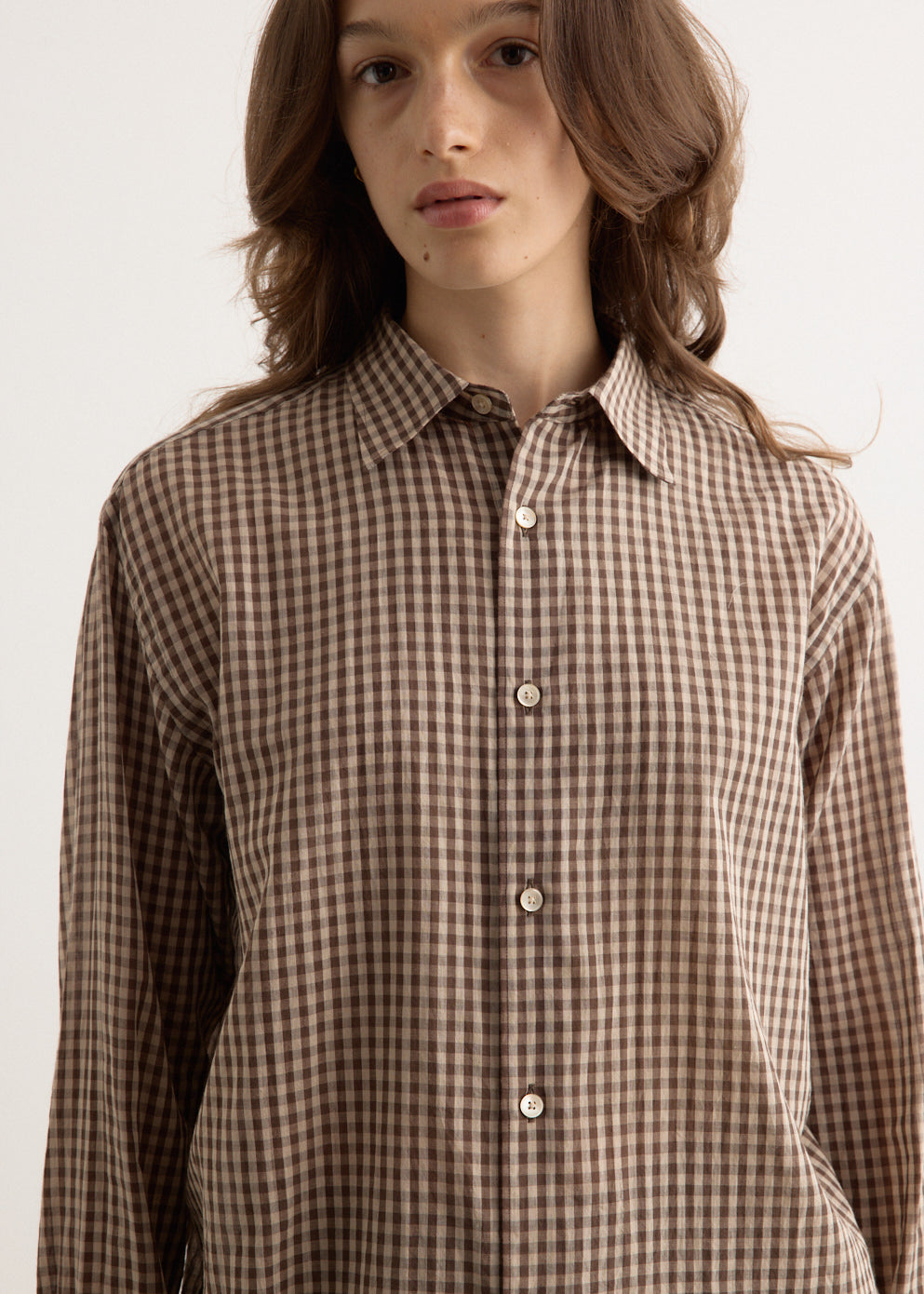 Breathable Lightweight Cotton Plaid Oversized Shirt for Women - Casual Loose Fit Button Down Top for Spring, Summer & Layering