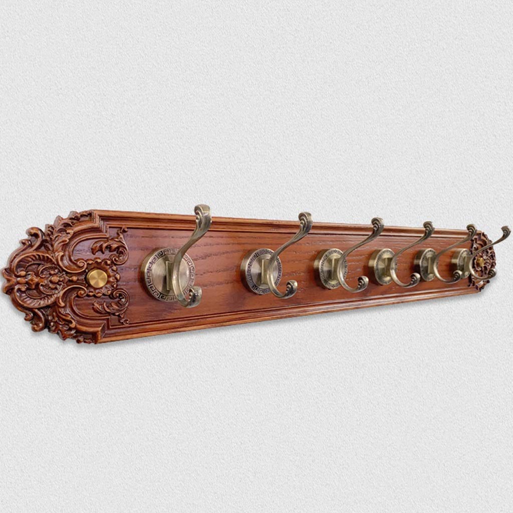 Premium Wall Mounted Coat Rack Organizer - European Style Luxury Coat Hooks for Jackets, Hats & Umbrellas - Space Saving Entryway Storage Solution for Home, Office & Hotel Use (Multiple Sizes Available)