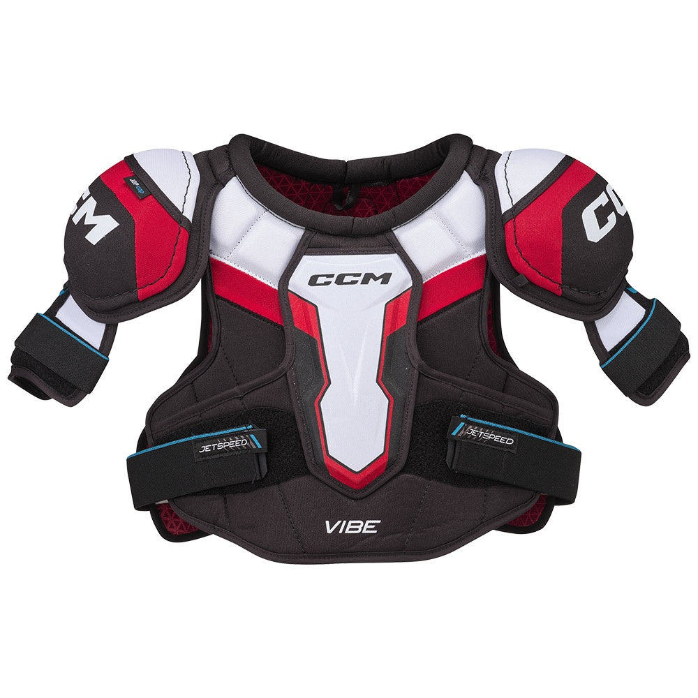 CCM Jetspeed Vibe 2023 Senior Ice Hockey Shoulder Pads - Protective Gear for Adult Hockey Players - Perfect for Games, Practice & Competitive Play