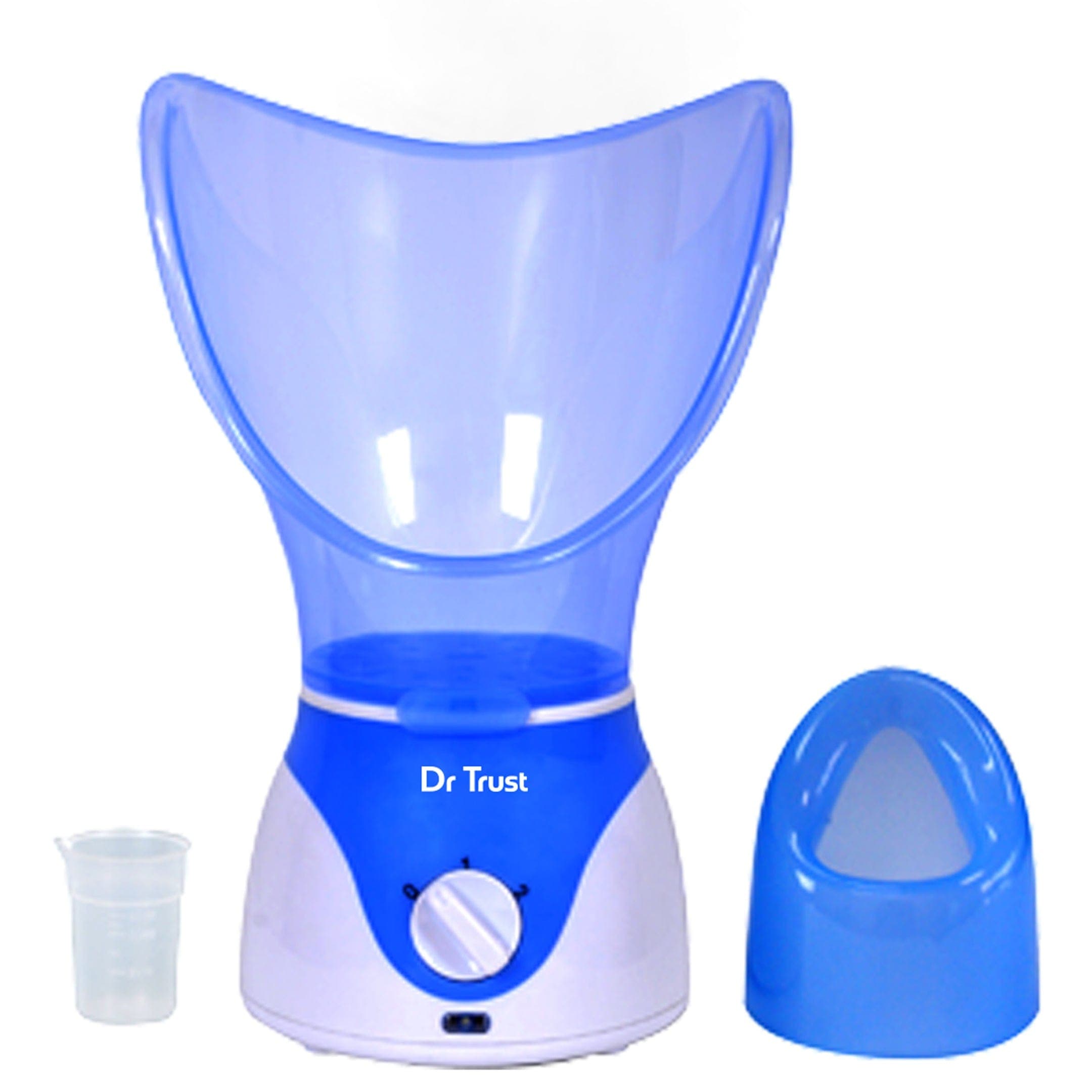 Dr Trust USA Home Spa Face Steam Vaporizer for Skin Care - Blue Facial Steamer with Aromatherapy Diffuser | Perfect for Relaxation & Deep Cleansing at Home