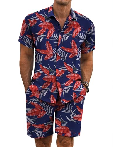 Leaves-navy Blue