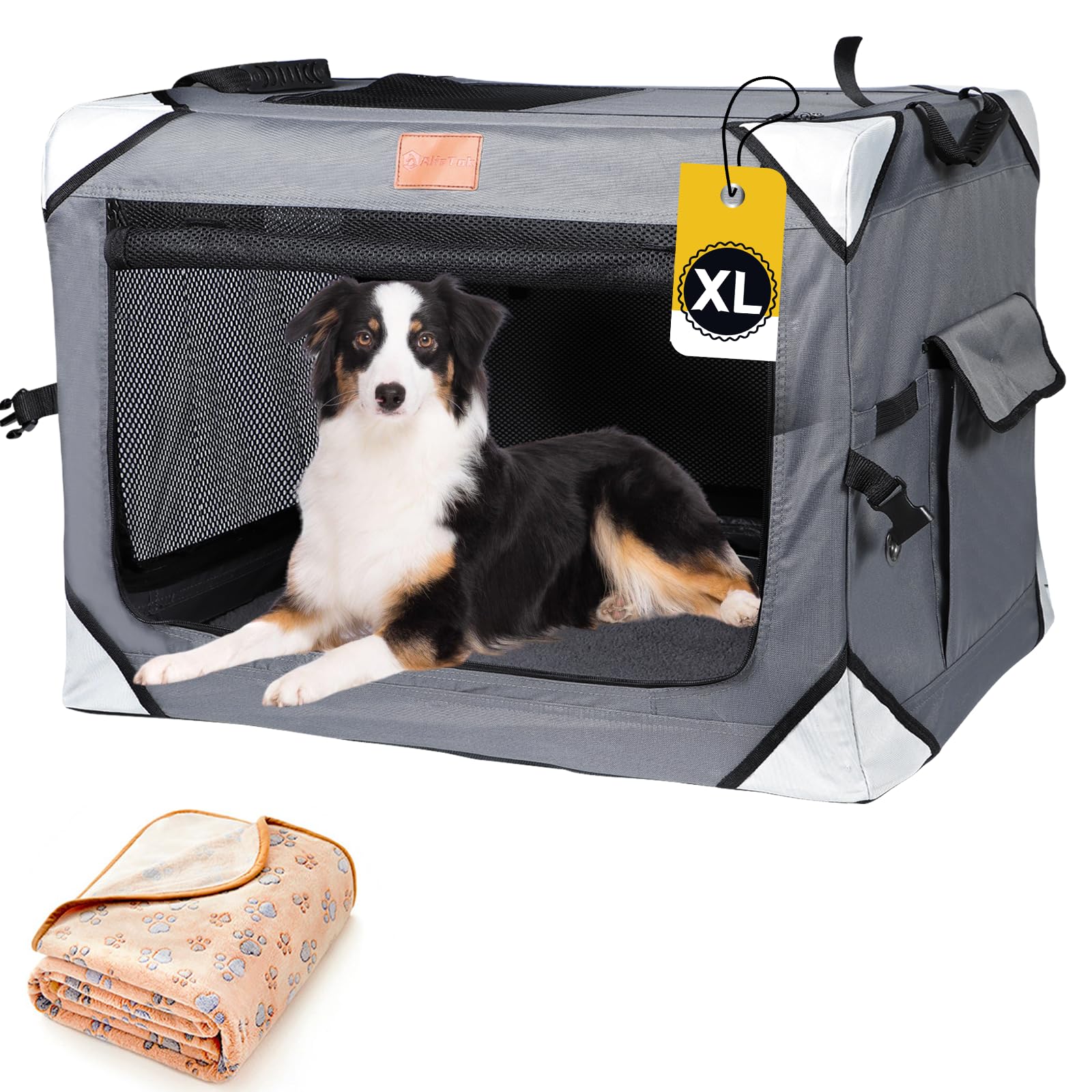 Extra Large Collapsible Dog Crate - 42