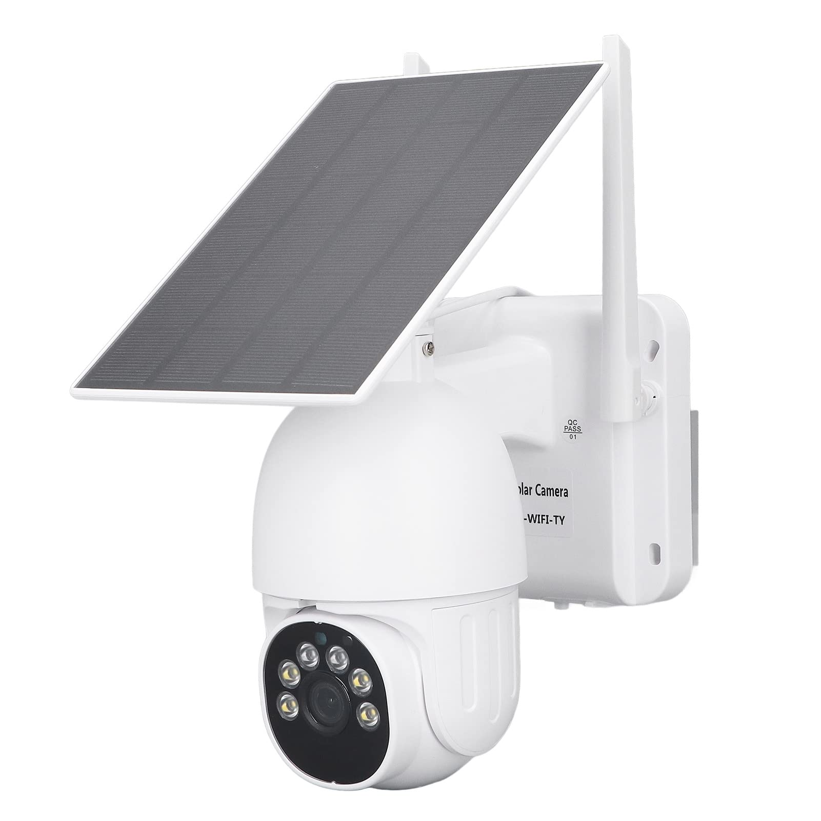 Fydun Solar Security Camera 1080P HD - 2MP Outdoor Wireless WiFi Surveillance Camera with Night Vision, IP66 Waterproof, 1920x1080 Resolution - Perfect for Home, Yard, Garage & Business Security Monitoring