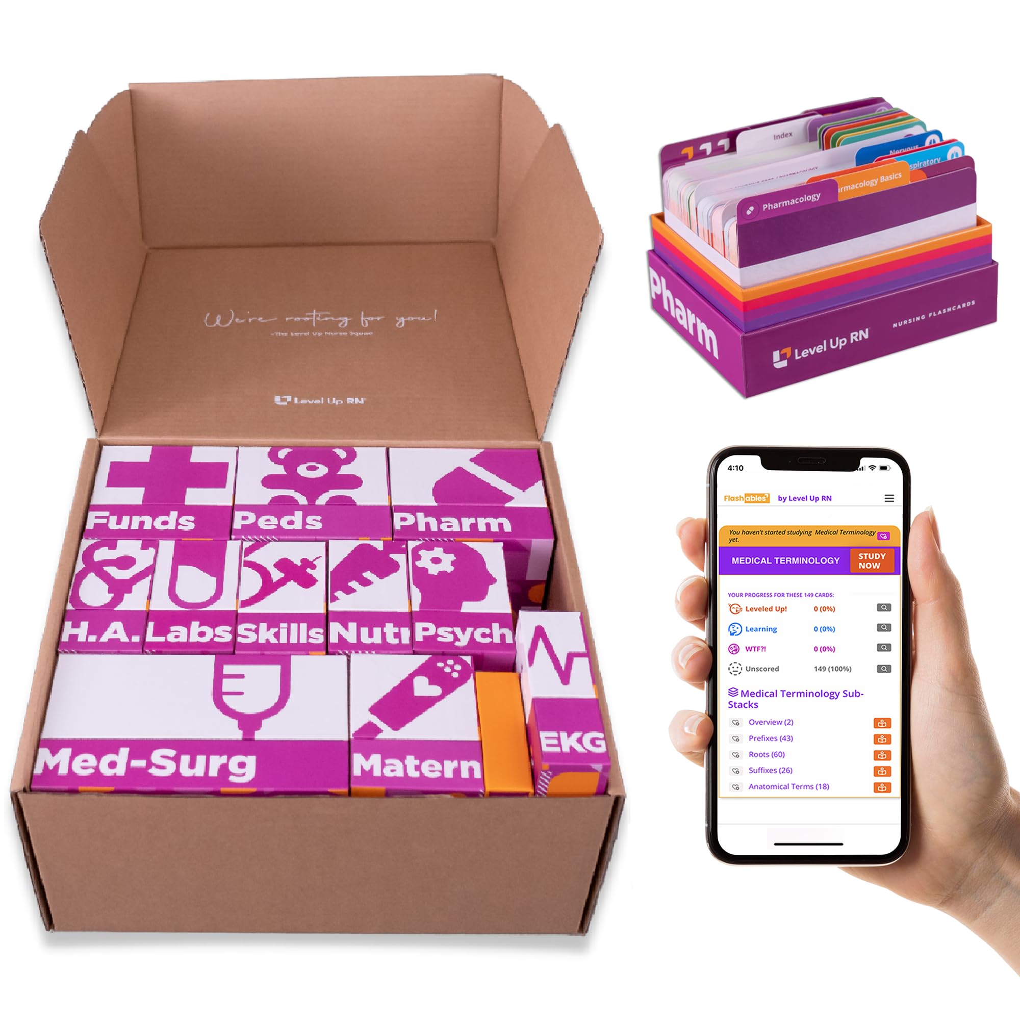 Ultimate Nursing School Survival Kit – 1900+ Essential Flash Cards for NCLEX, ATI & HESI Exams – Covers 11 Core Nursing Subjects (2025 Tested) – Perfect for Study Sessions & Clinical Rotations