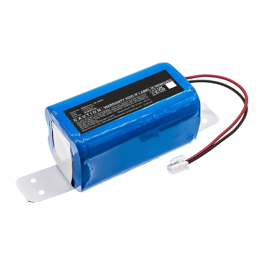 Synergy Digital Shark RVBAT850 Vacuum Cleaner Replacement Battery - 14.8V 2600mAh Li-ion Battery for Shark Cordless Vacuums - Perfect for Deep Cleaning Carpets, Hard Floors & Pet Hair Removal