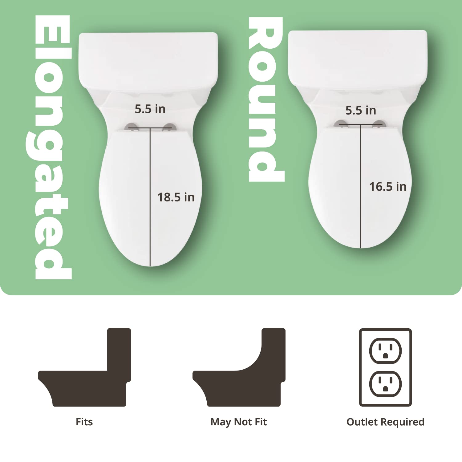 Premium Inus N22 Smart Bidet Toilet Seat - Electric Heated Elongated Toilet Seat with Warm Water, Air Dryer & Self-Cleaning | Tankless Design, Smart Touch Panel, Temperature Control & Kids Mode | Perfect for Modern Bathrooms, Elderly Care & Family Homes