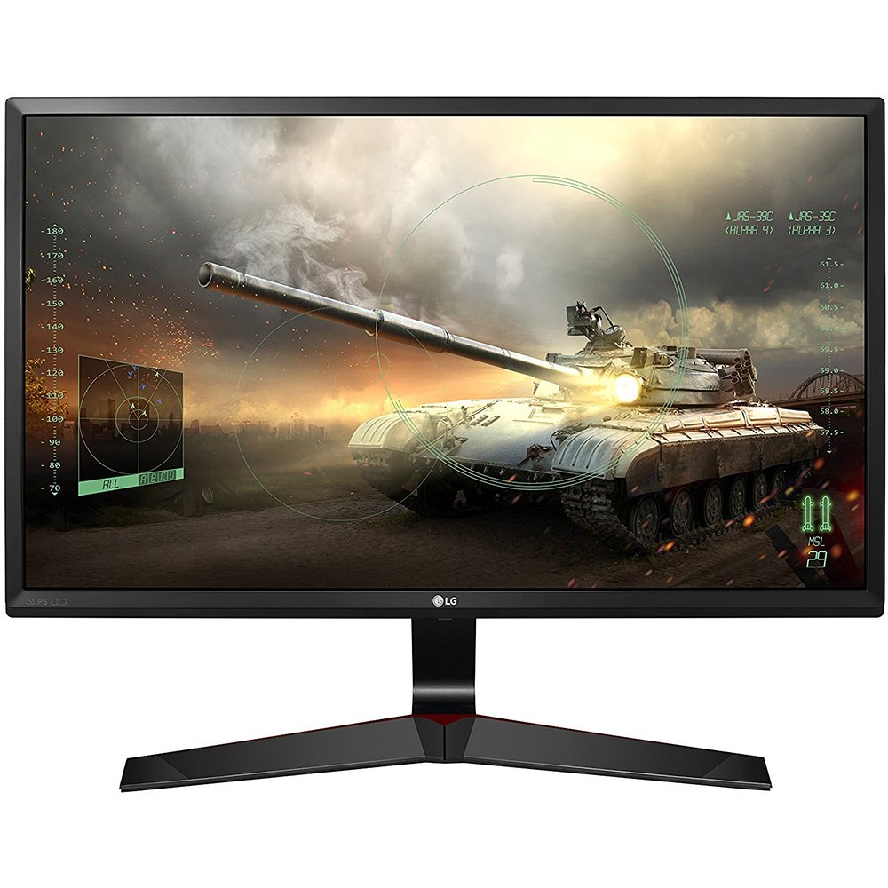 LG 27MP59G-P 27 Inch Full HD Gaming Monitor - 1920x1080 IPS Display, 1ms Response Time, AMD FreeSync, On-Screen Control - Ideal for PC & Console Gaming, Home Office & Entertainment (Black)