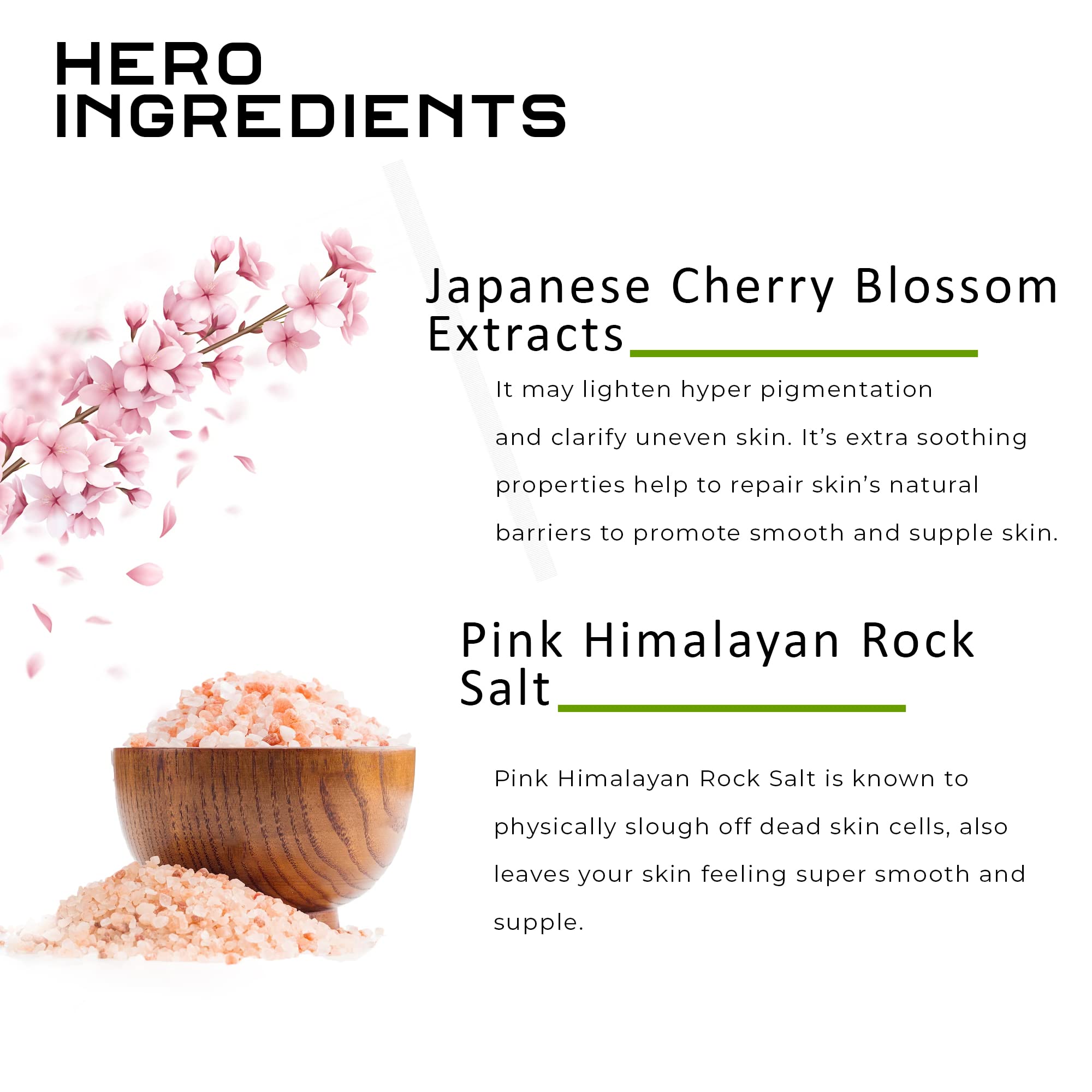Earthgenix Japanese Cherry Blossom & Himalayan Pink Salt Face Wash with Pro-Vitamin B5 - 100ml (Pack of 2) - Brightening & Anti-Aging Cleanser for All Skin Types - Women & Men - Daily Skincare Routine for Glowing Complexion