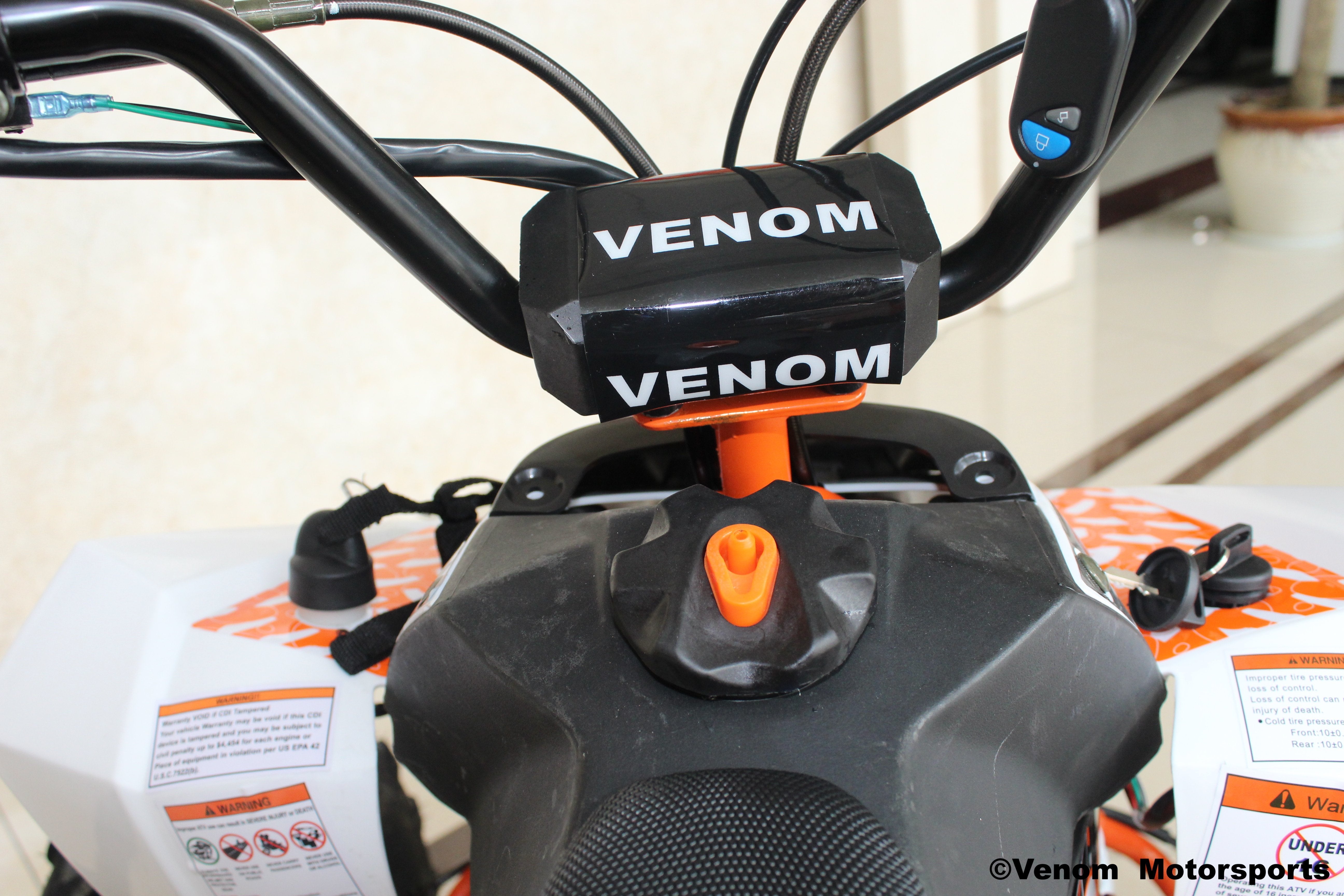 Venom Racing Madix 125cc ATV with Automatic Transmission & Reverse - Off-Road Adventure & Trail Riding for Adults & Teens