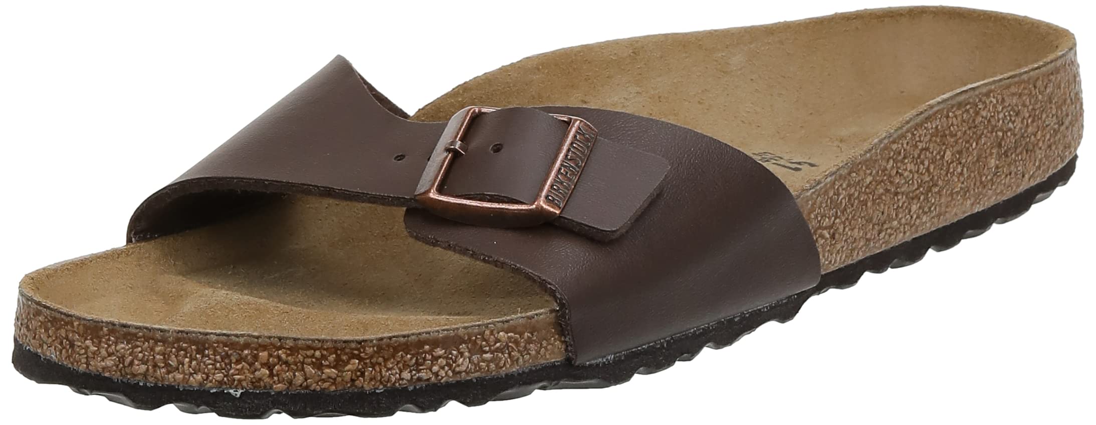 Birkenstock Women's Comfort Slides - Soft Footbed Sandals in Brown, Size 7.5 | Perfect for Summer, Beach, and Casual Wear