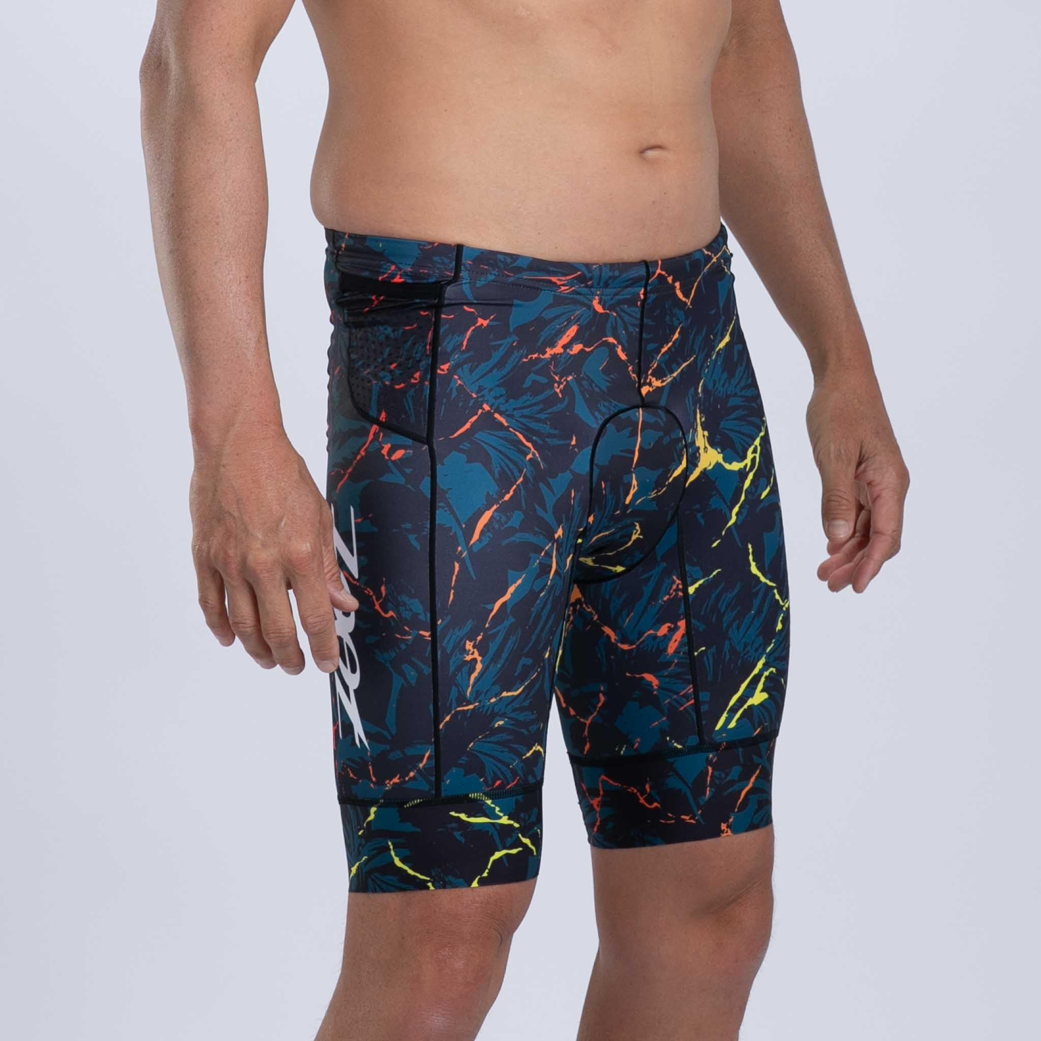 Zoot Men’s LTD 9-Inch Triathlon Shorts - Quick-Dry UPF 50+ Swim Bike Run Cycling Shorts with Padding for Endurance Training & Competition | Perfect for Triathletes, Cyclists & Runners