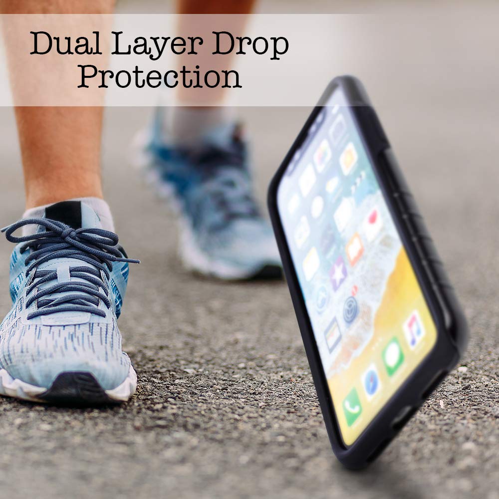 Military Grade Rugged iPhone 11 Pro Max Case - Shockproof Two-Piece Protective Cover with Custom License Plate Design - Perfect for Outdoor Adventures, Construction Work & Everyday Protection