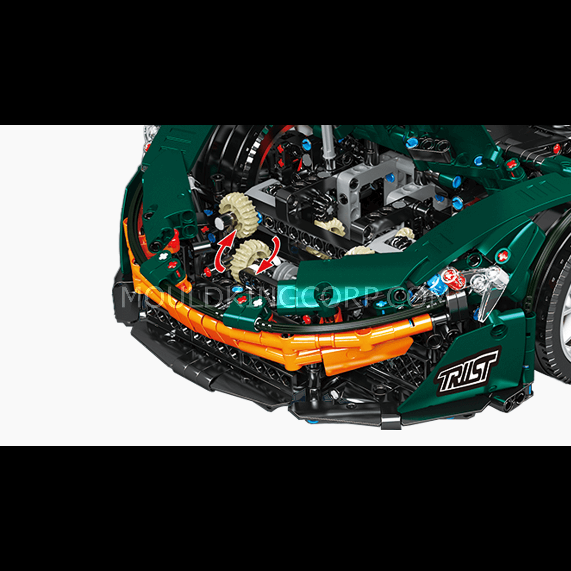 Mould King 13091 P1 MSO Edition Remote Control Race Car Building Kit - 3,239 Piece High-Speed Racing Model for Adults & Teens | Perfect for Collectors, DIY Enthusiasts & RC Car Racing Fans