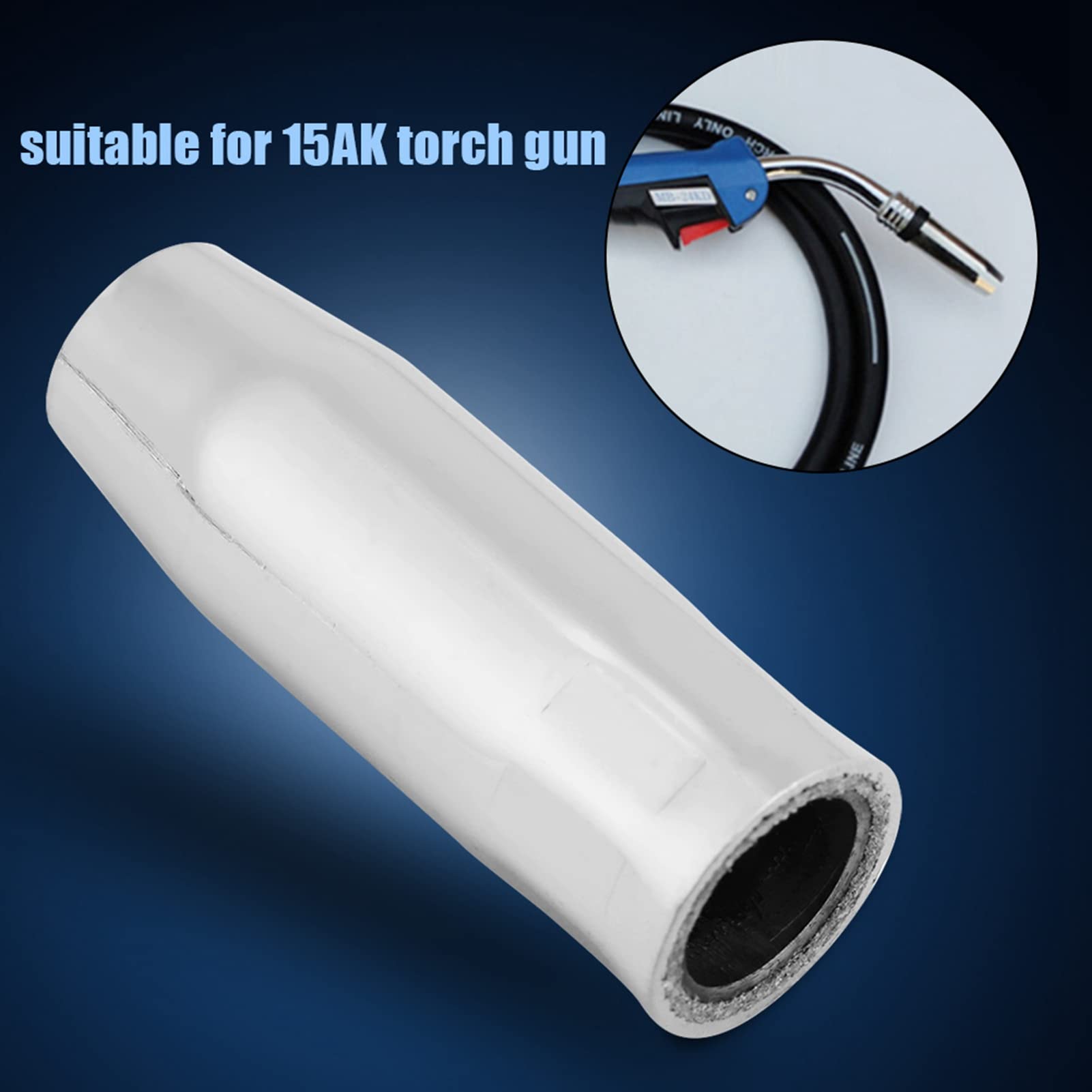 11PCS MIG Welding Nozzle Tip Holder Kit for 15AK Torch Guns - Welding Accessories