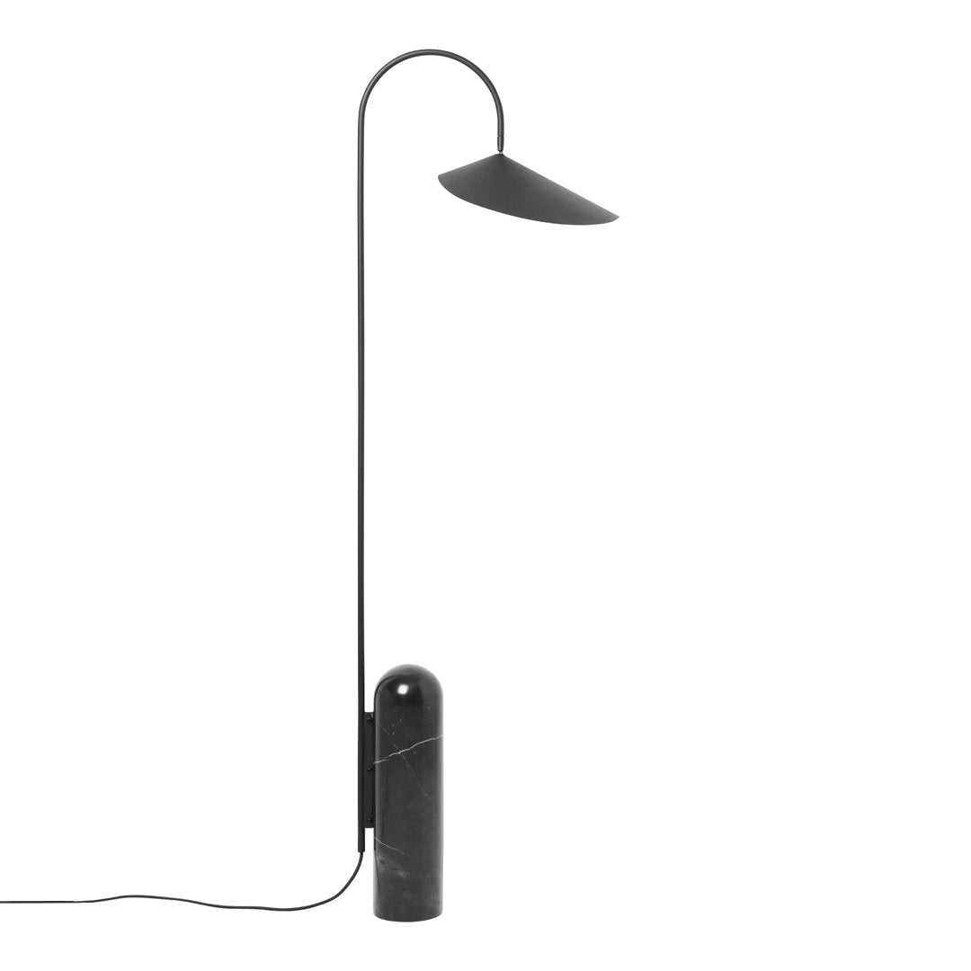 Ferm Living Arum Floor Lamp - Modern Scandinavian Design for Living Room, Bedroom & Office - Stylish Ambient Lighting for Home Decor