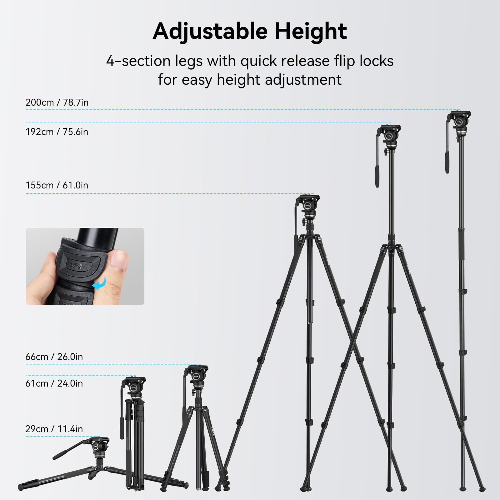 SMALLRIG CT210 Professional 75