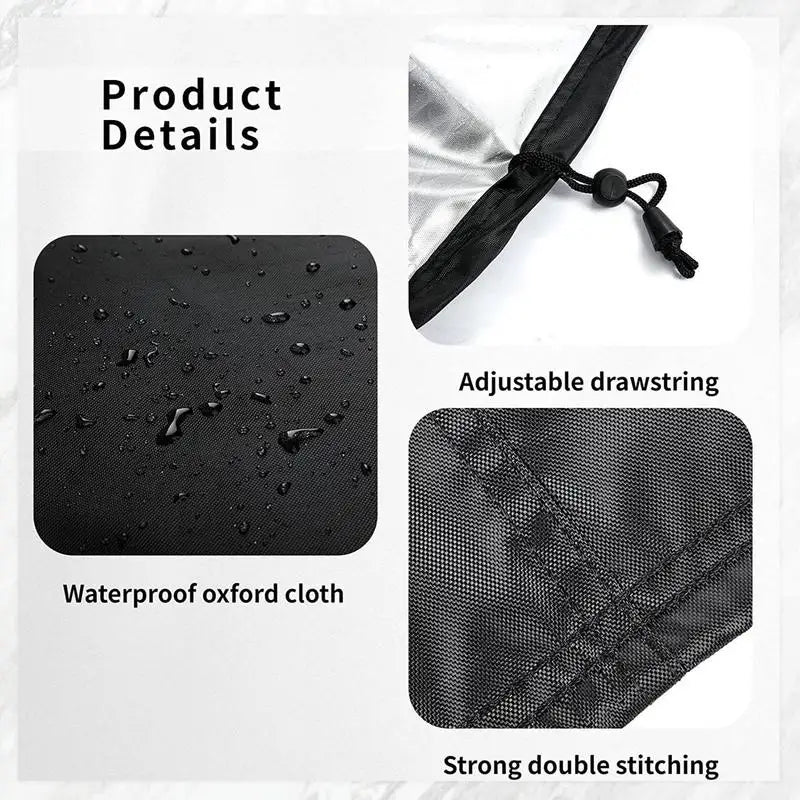 **Waterproof & Dustproof Stationary Bike Cover - Heavy Duty Exercise Equipment Protector for Indoor Cycling, Treadmill, and Gym Use**