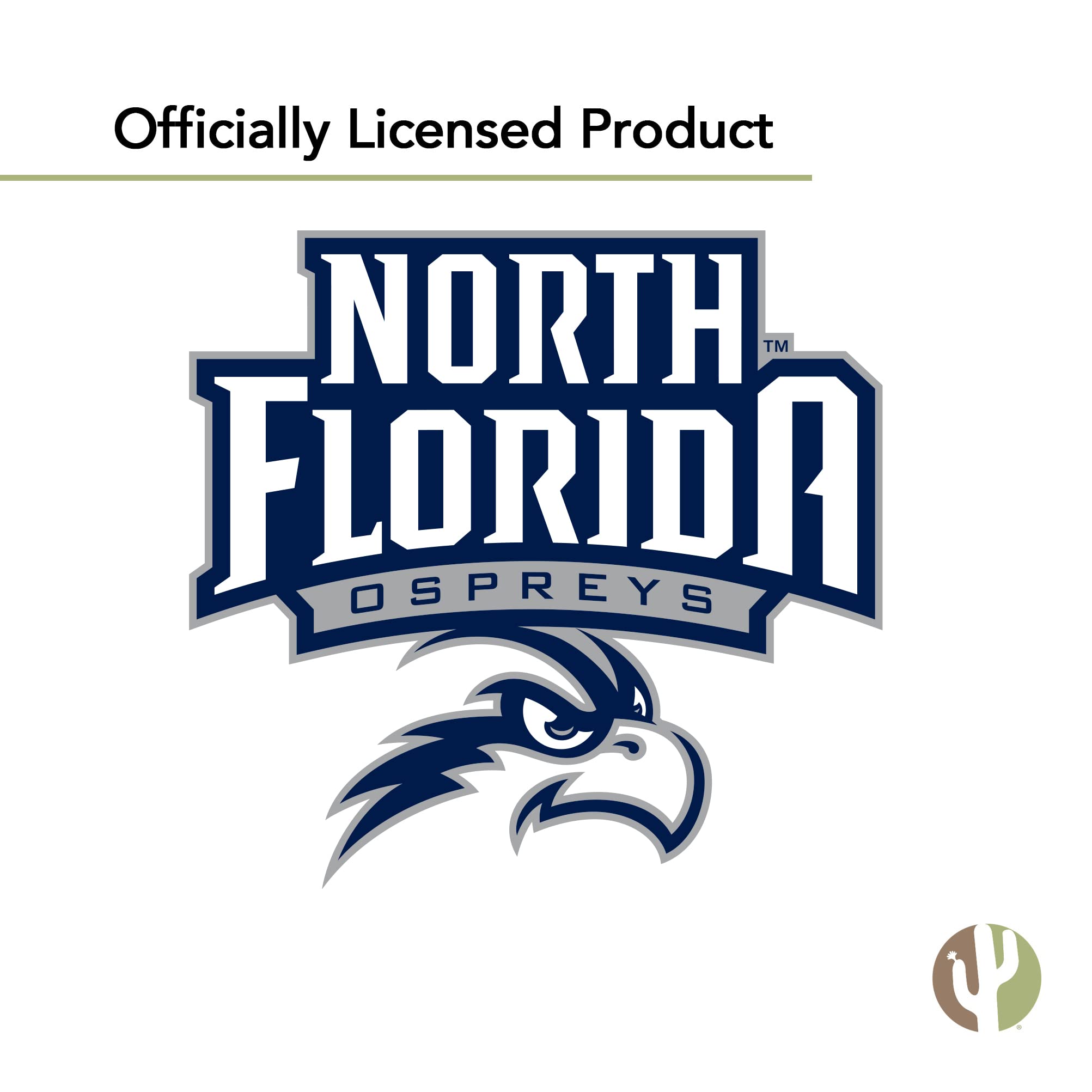 UNF Ospreys Vinyl Decal Sticker - Desert Cactus Design for Laptop, Water Bottle, Car & Scrapbook - University of North Florida College Spirit Decoration - Perfect for Students, Alumni & Fans
