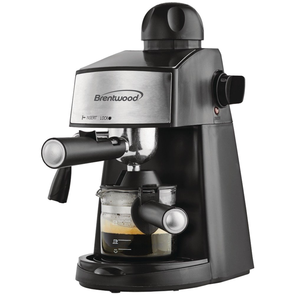 Premium Espresso & Cappuccino Maker Machine - 20oz Coffee Maker with Powerful Milk Steamer for Rich Lattes & Cappuccinos - Glass Carafe with Cool-Touch Handle - Perfect for Home Baristas & Coffee Lovers (Great for Morning Brews, Entertaining Guests & Office Use)