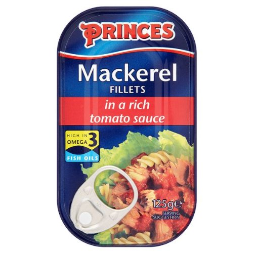 Premium Spanish Mackerel Fillets in Rich Tomato Sauce - 10 Pack (125g Each) - Perfect for Quick Meals, Camping & Emergency Food Supplies