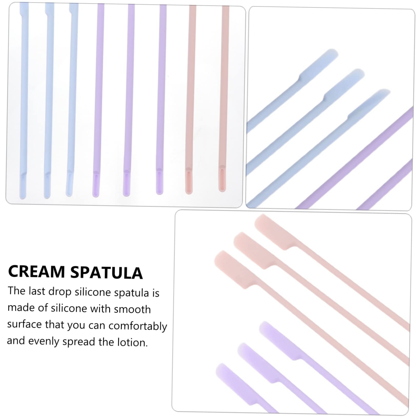 9-Piece Mini Cosmetic Spatula Set - Blender Makeup Spatulas, Cream Scoops & Lip Gloss Applicators - Perfect for Makeup Lotion, Skincare Jars & Travel Beauty Kits