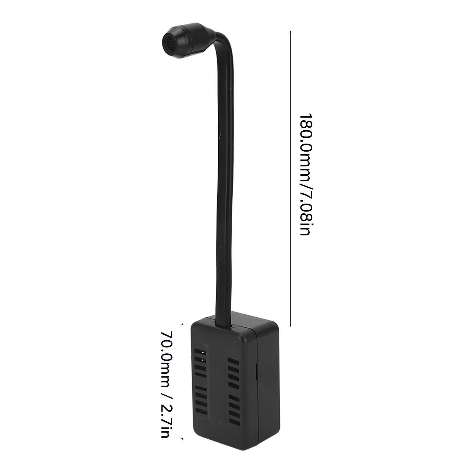Mini Hidden Spy Camera - 1080P HD WiFi Surveillance Camera with Adjustable Snake Lens for Home & Office Security | Covert Nanny Cam, Secret Monitoring for Indoor Use