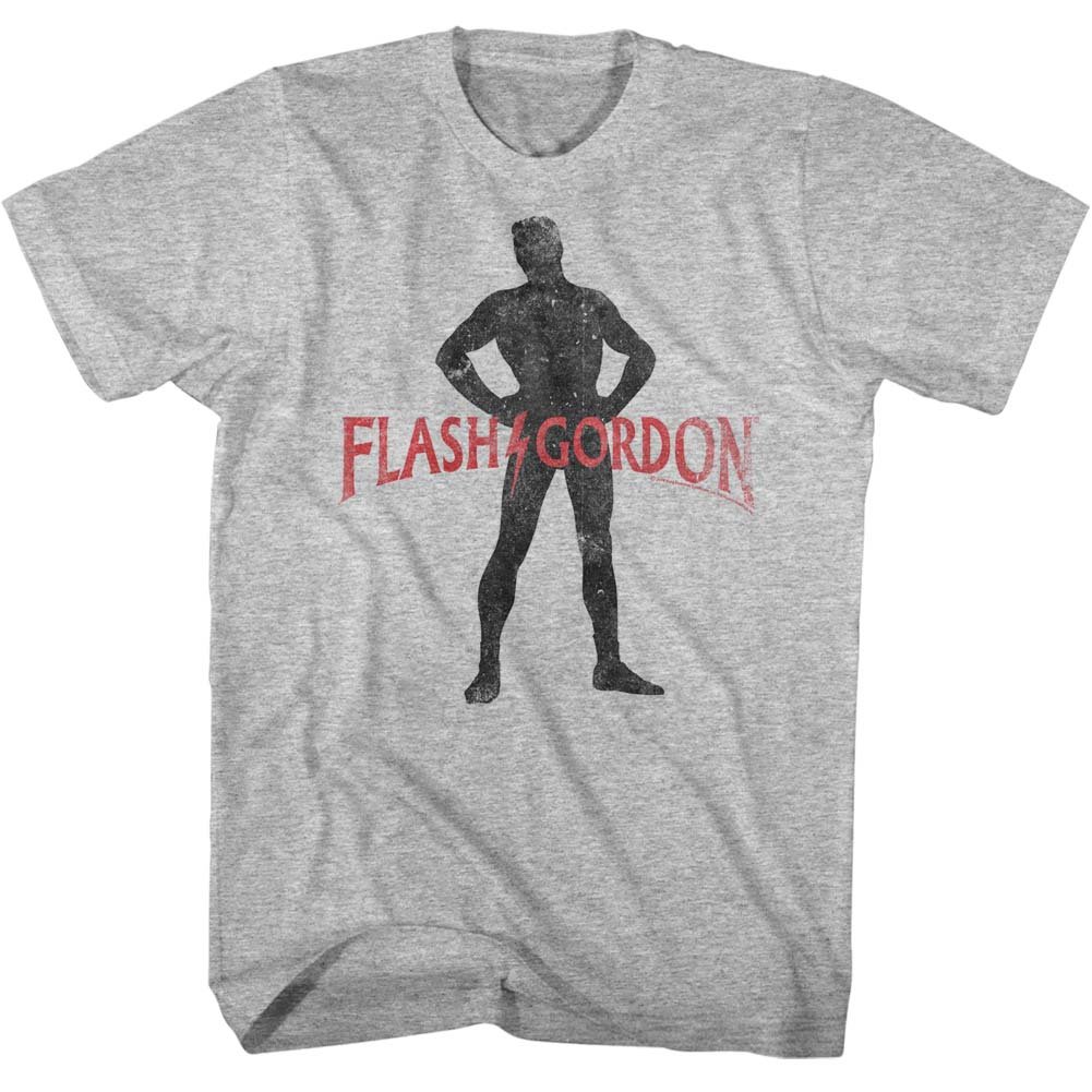 Flash Gordon Comic Action Shooting Zannng! Transparent Sketch Red Graphic Tee for Men - Perfect for Cosplay, Comic Con & Superhero Fans