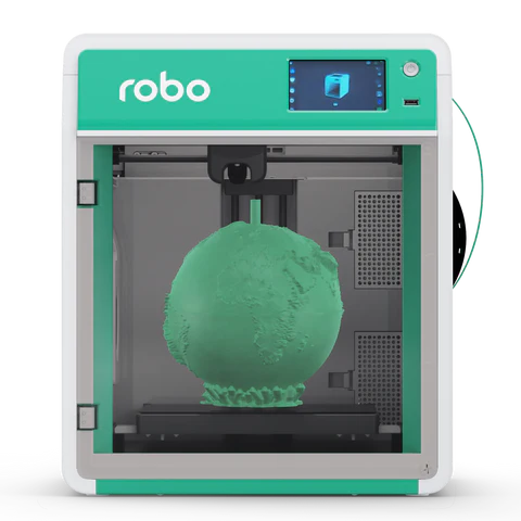 Robo E4 High Speed Educational 3D Printer for STEM Learning, School Projects & Home DIY - Fast Printing for Students, Teachers & Makers
