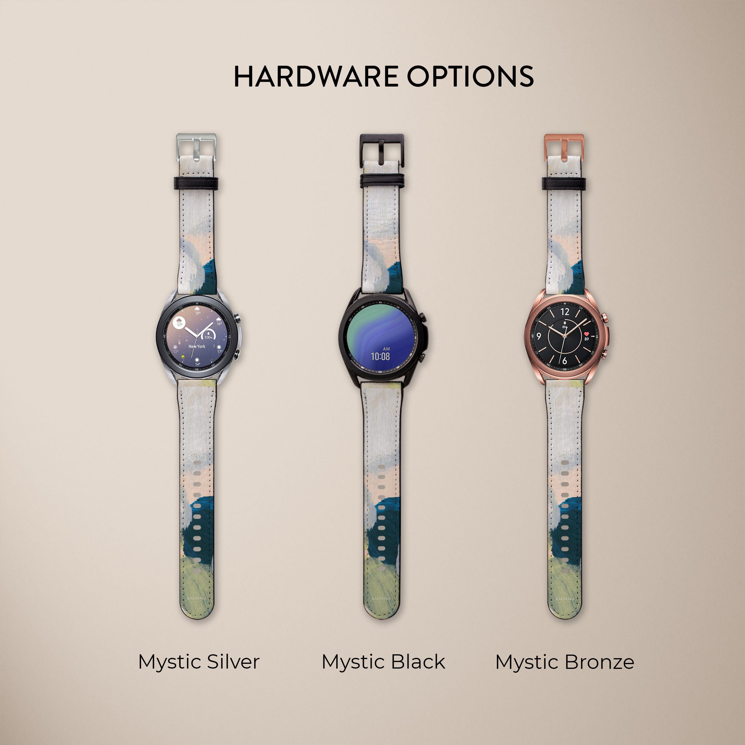 Premium Summer Canvas Galaxy Watch Band - Durable & Comfortable Strap for Samsung Galaxy Watch 4/5/6 - Perfect for Outdoor Activities, Running, and Travel